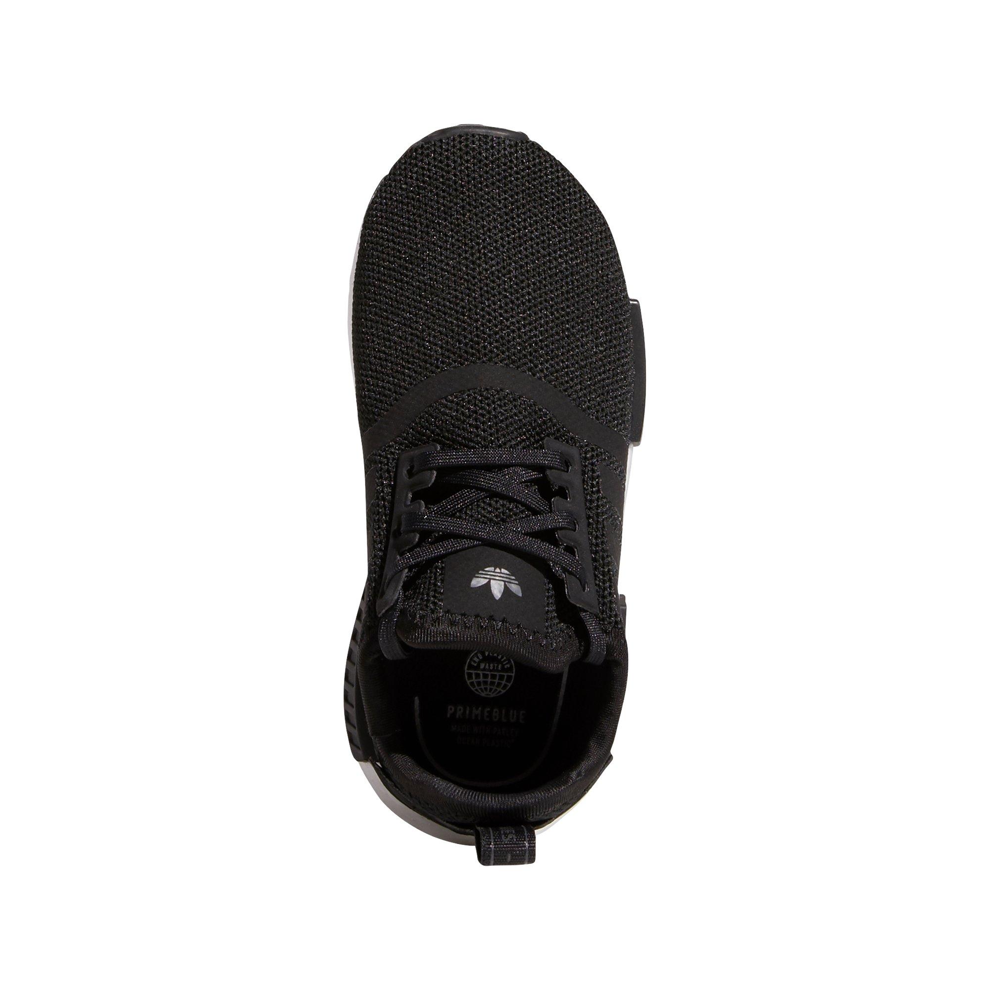 adidas Originals NMD_R1 Refined "Black/White" Infant Girls' Shoe - BLACK/WHITE Thumbnail View 5