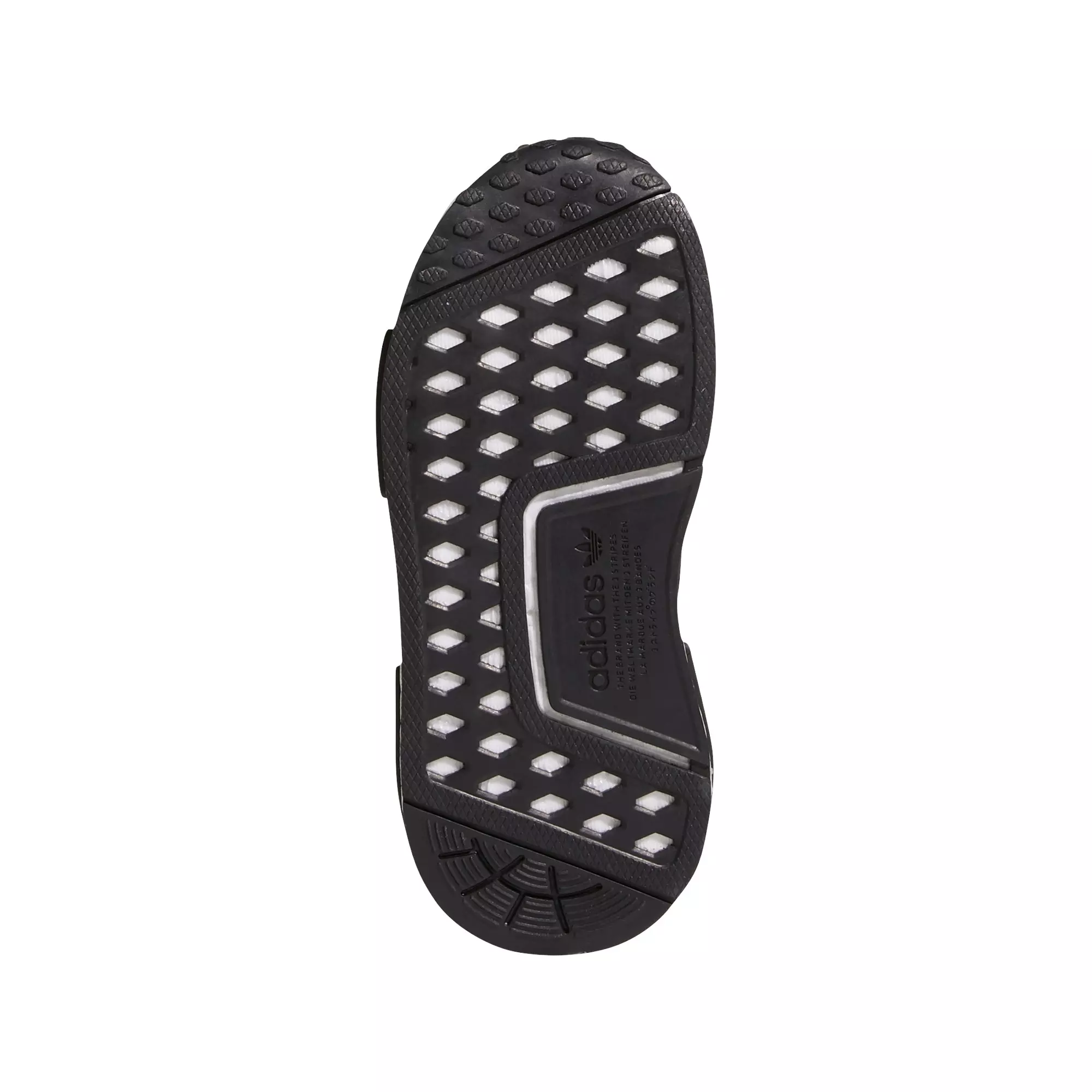 adidas Originals NMD_R1 Refined "Black/White" Infant Girls' Shoe - BLACK/WHITE