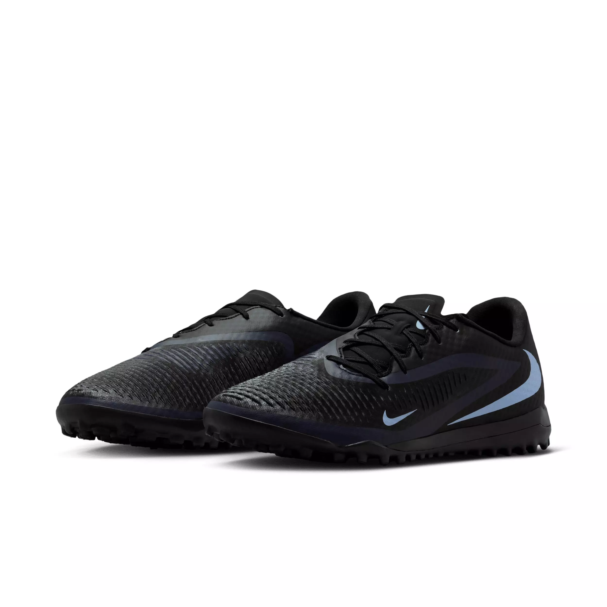 Nike Phantom 6 Low Academy Turf "Black/Black" Men's Soccer Shoe - BLACK/BLACK