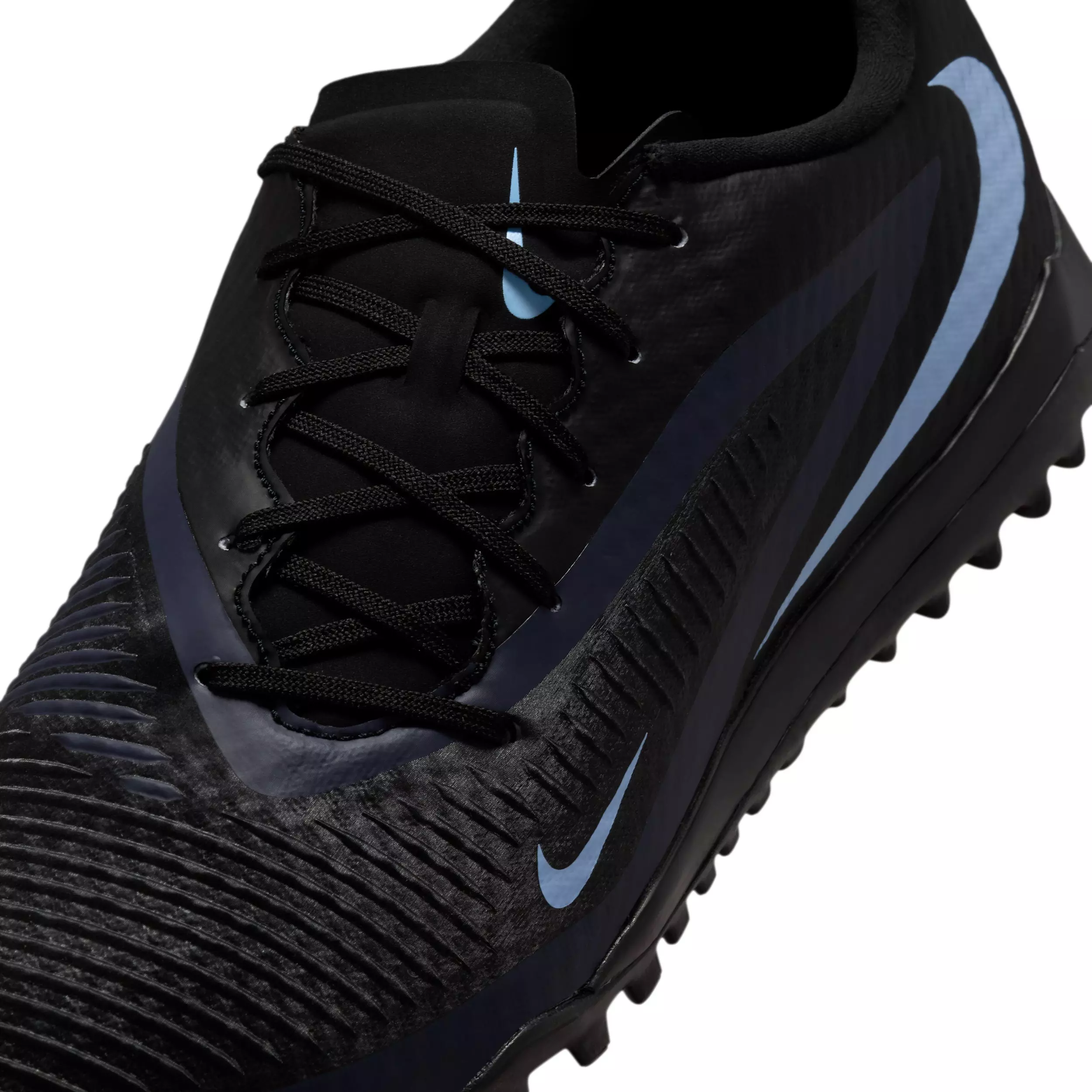 Nike Phantom 6 Low Academy Turf "Black/Black" Men's Soccer Shoe - BLACK/BLACK