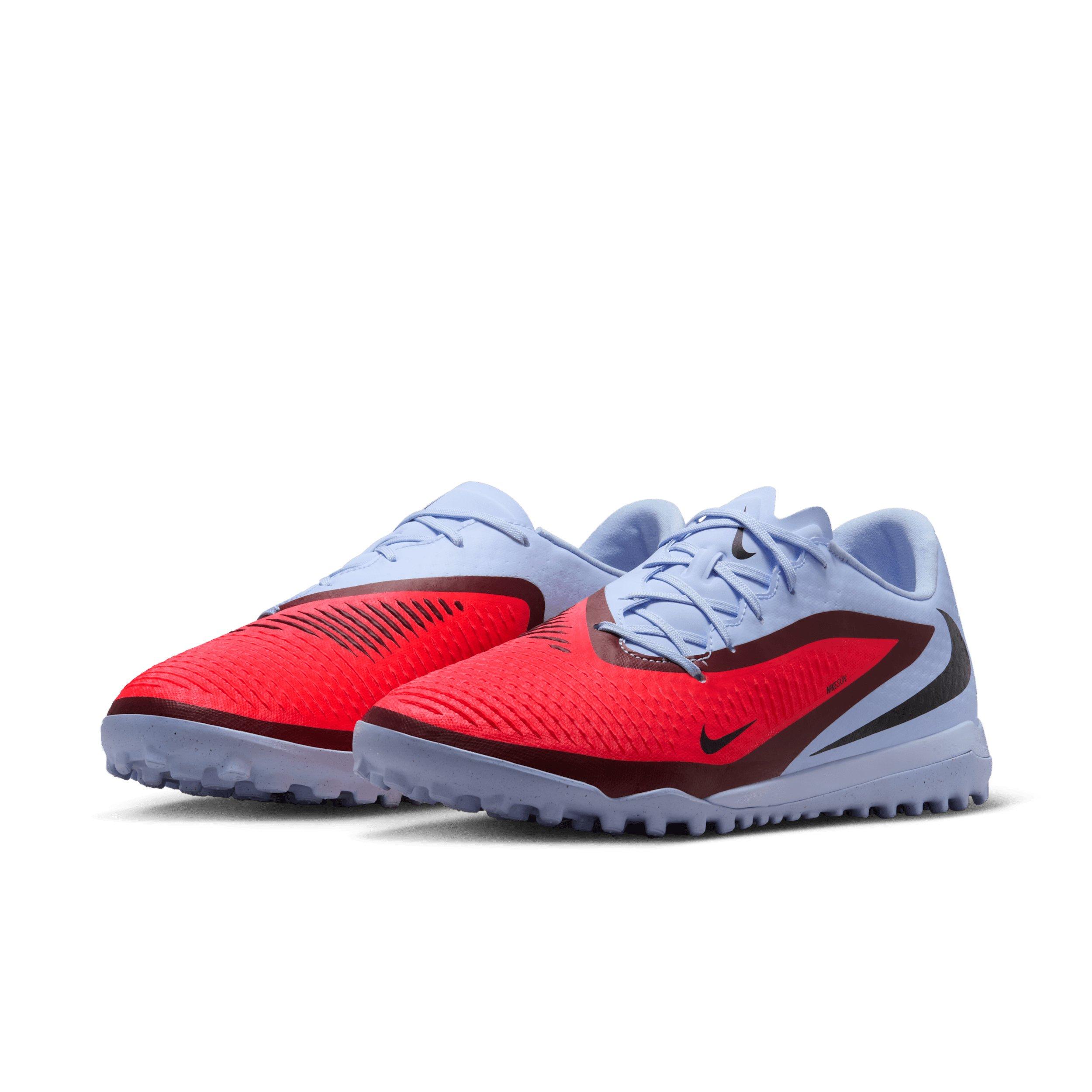 Nike Phantom 6 Low Academy Turf "Royal Tint/Bright Crimson" Men's Soccer Shoe - ROYAL/CRIMSON Thumbnail View 3