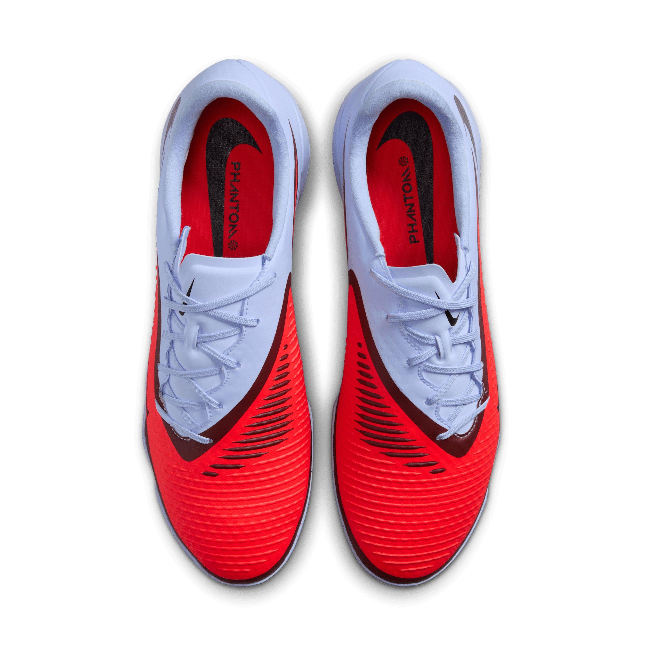 Nike Phantom 6 Low Academy Turf "Royal Tint/Bright Crimson" Men's Soccer Shoe - ROYAL/CRIMSON Thumbnail View 4