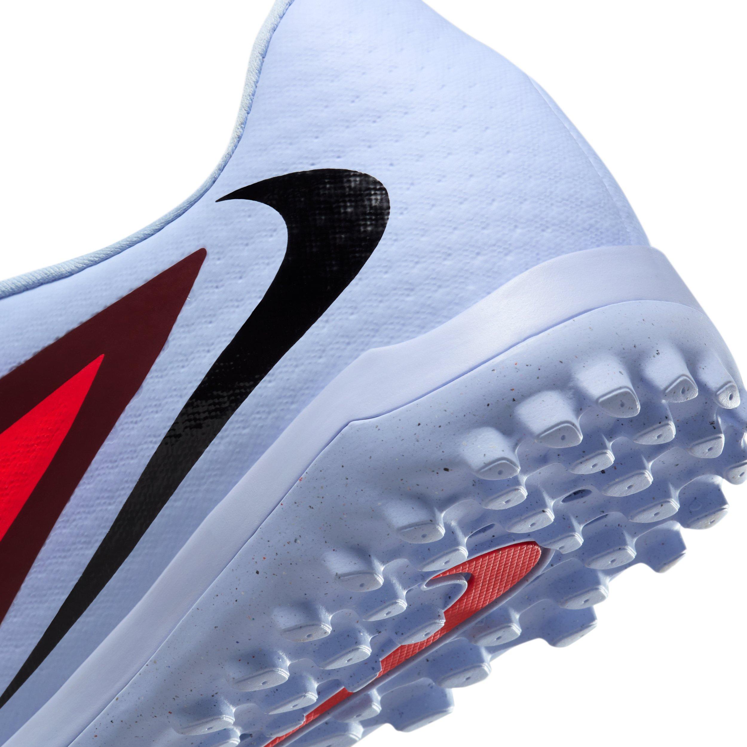 Nike Phantom 6 Low Academy Turf "Royal Tint/Bright Crimson" Men's Soccer Shoe - ROYAL/CRIMSON Thumbnail View 8