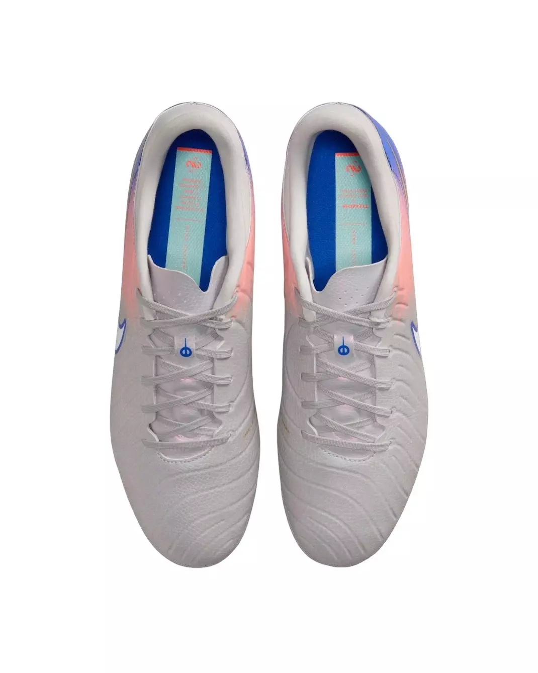 Nike United Tiempo Legend 10 Academy "Vast Grey/Racer Blue" Men's Soccer Cleat - GREY/BLUE