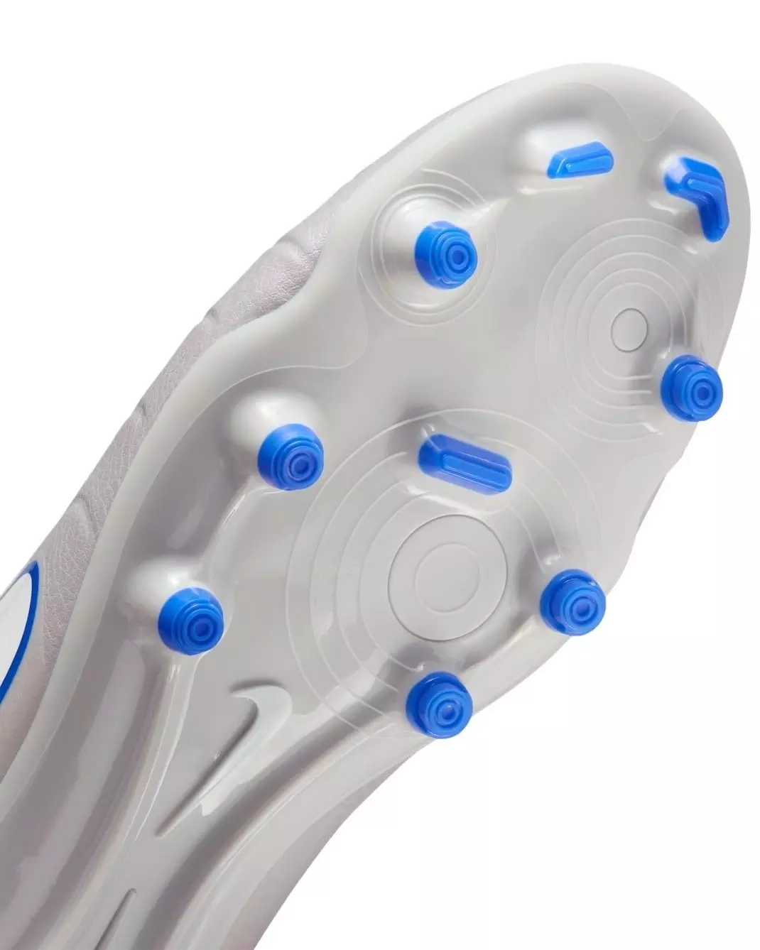 Nike United Tiempo Legend 10 Academy "Vast Grey/Racer Blue" Men's Soccer Cleat - GREY/BLUE