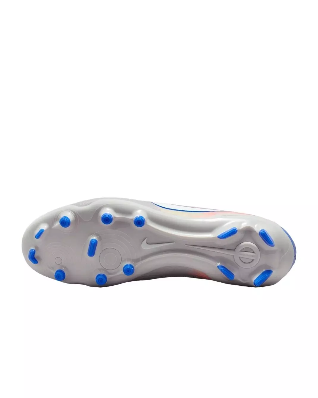 Nike United Tiempo Legend 10 Academy "Vast Grey/Racer Blue" Men's Soccer Cleat - GREY/BLUE