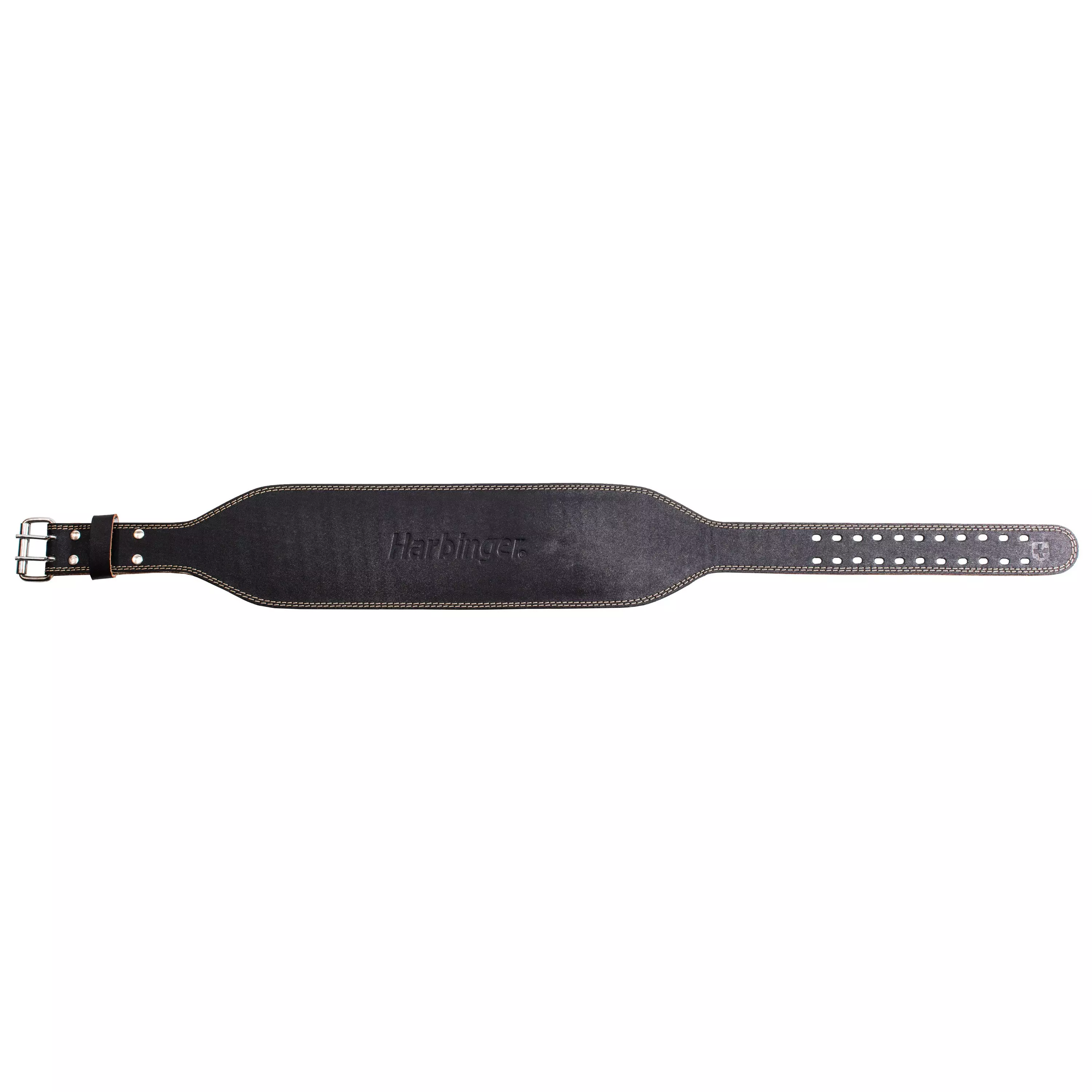 Harbinger 6" Padded Leather Unisex Weightlifting Belt-Black - BLACK