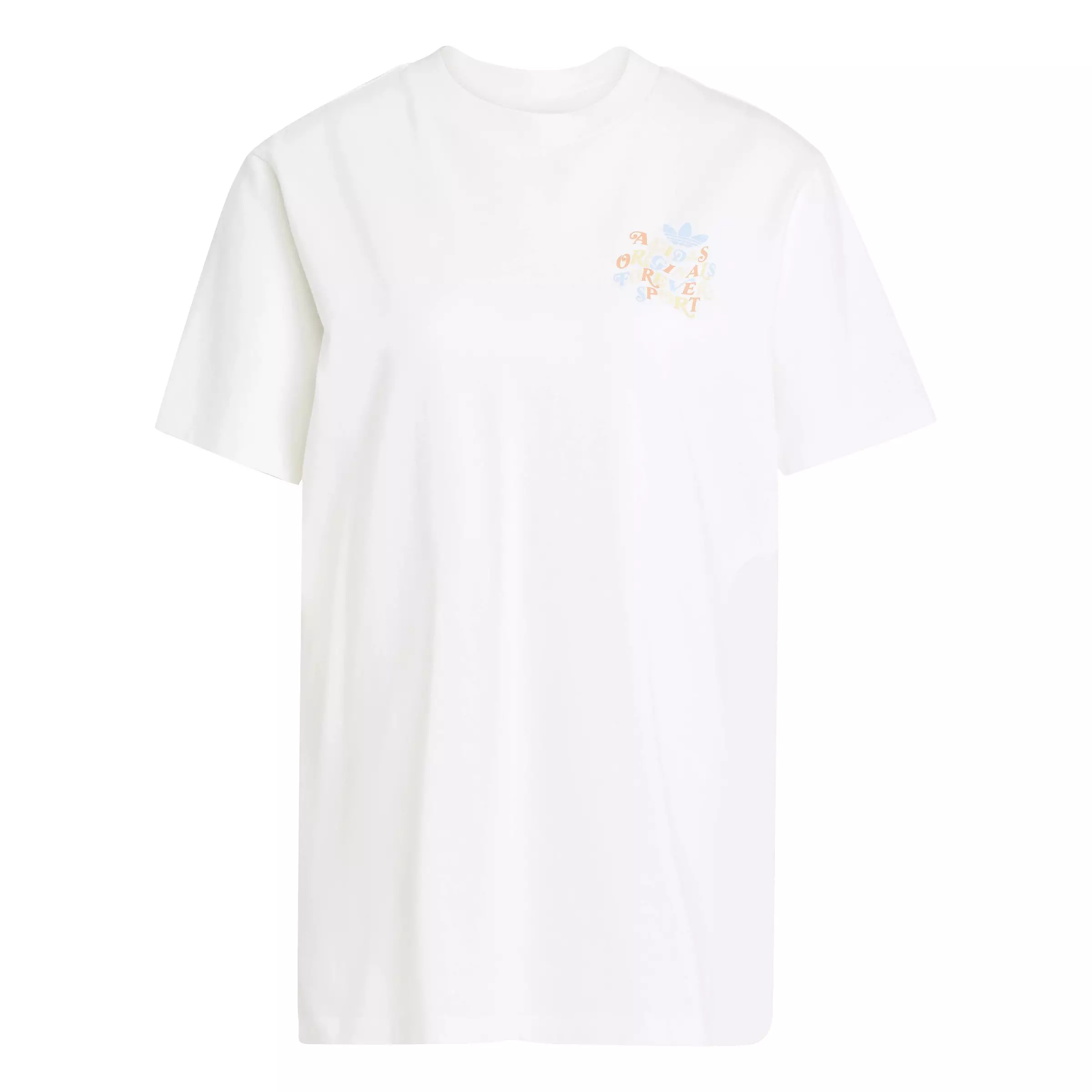 adidas Originals Women's Trefoil Series Forever Originals Loose T-Shirt -White - WHITE