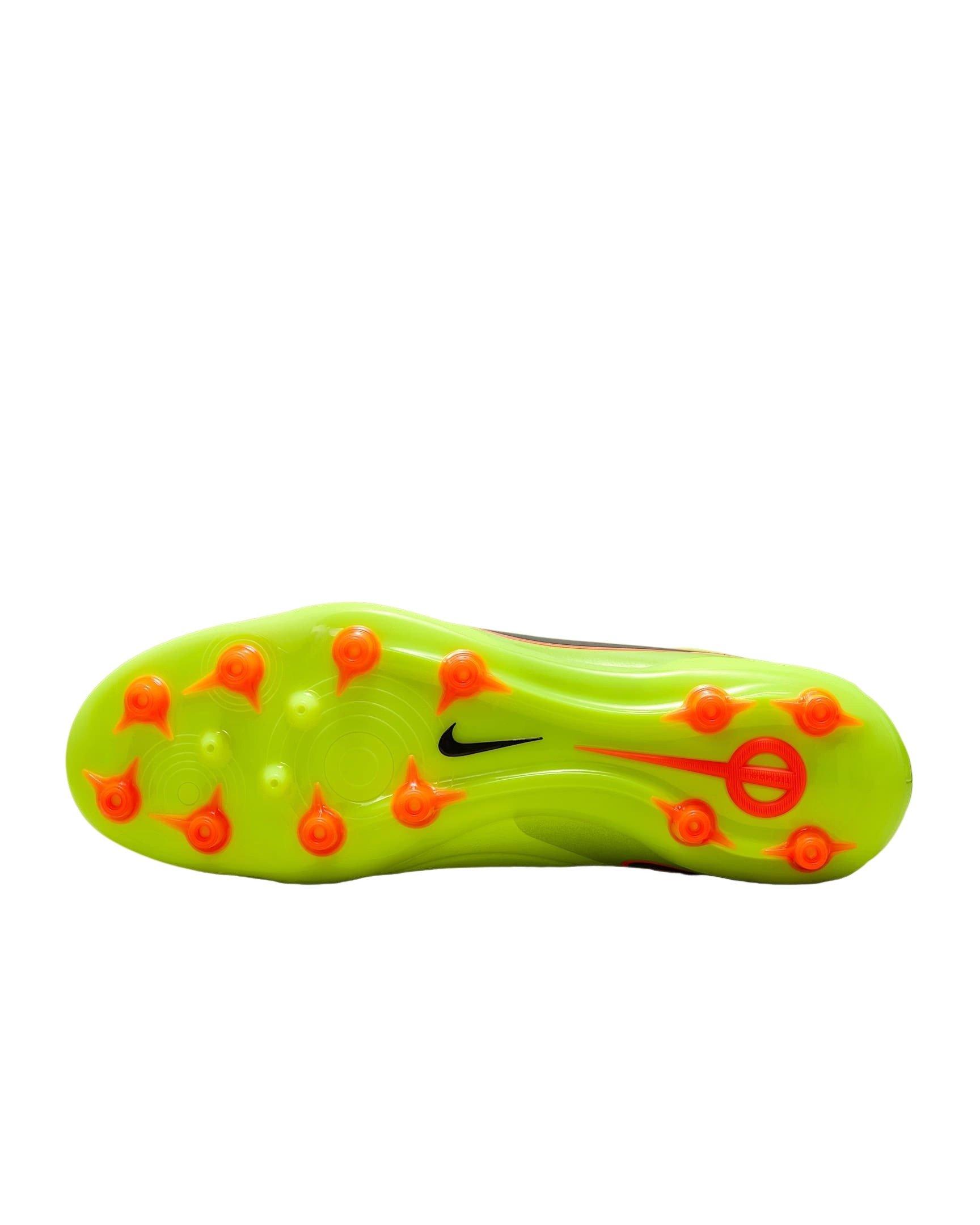 Nike Tiempo Legend 10 Pro AG "Volt/Black" Men's Soccer Cleat - VOLT/BLACK Thumbnail View 6