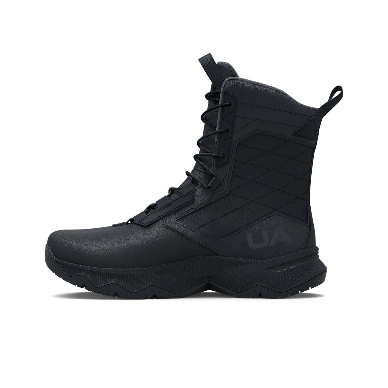 Under Armour Stellar Tactical G2 "Black" Women's Work Boot - BLACK/GREY Thumbnail View 2