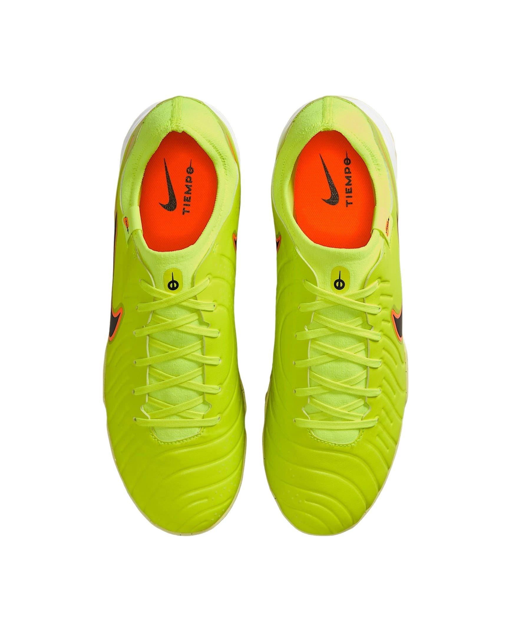 Nike Tiempo Legend 10 Pro Turf "Volt/Black" Men's Soccer Shoe - VOLT/BLACK Thumbnail View 4
