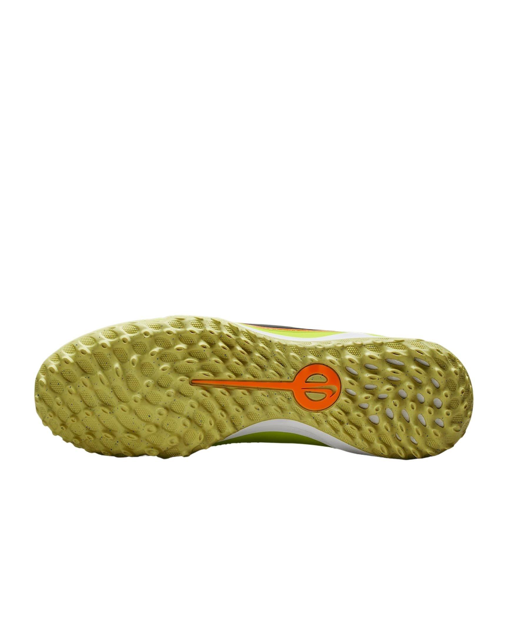 Nike Tiempo Legend 10 Pro Turf "Volt/Black" Men's Soccer Shoe - VOLT/BLACK Thumbnail View 6