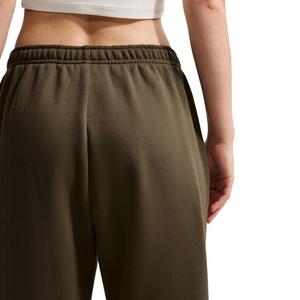 Nike Women's Studio Fleece Medium Weight HR Oversized Cuffed Trousers - Brown - BROWN