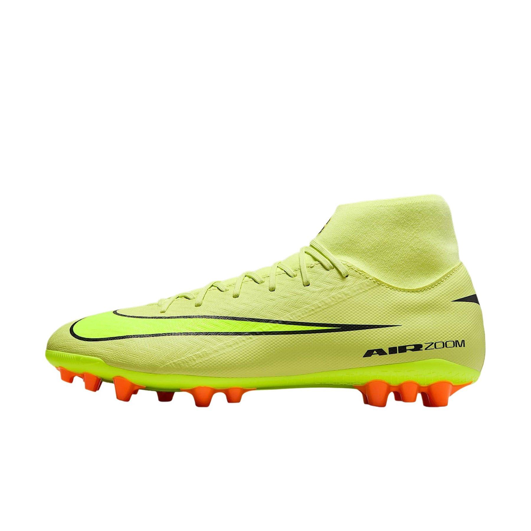 Nike Mercurial Superfly 10 Academy AG "Limelight/Hyper Crimson/Volt" Men's Soccer Cleat - LIMELIGHT/CRIMSON/VOLT Thumbnail View 2