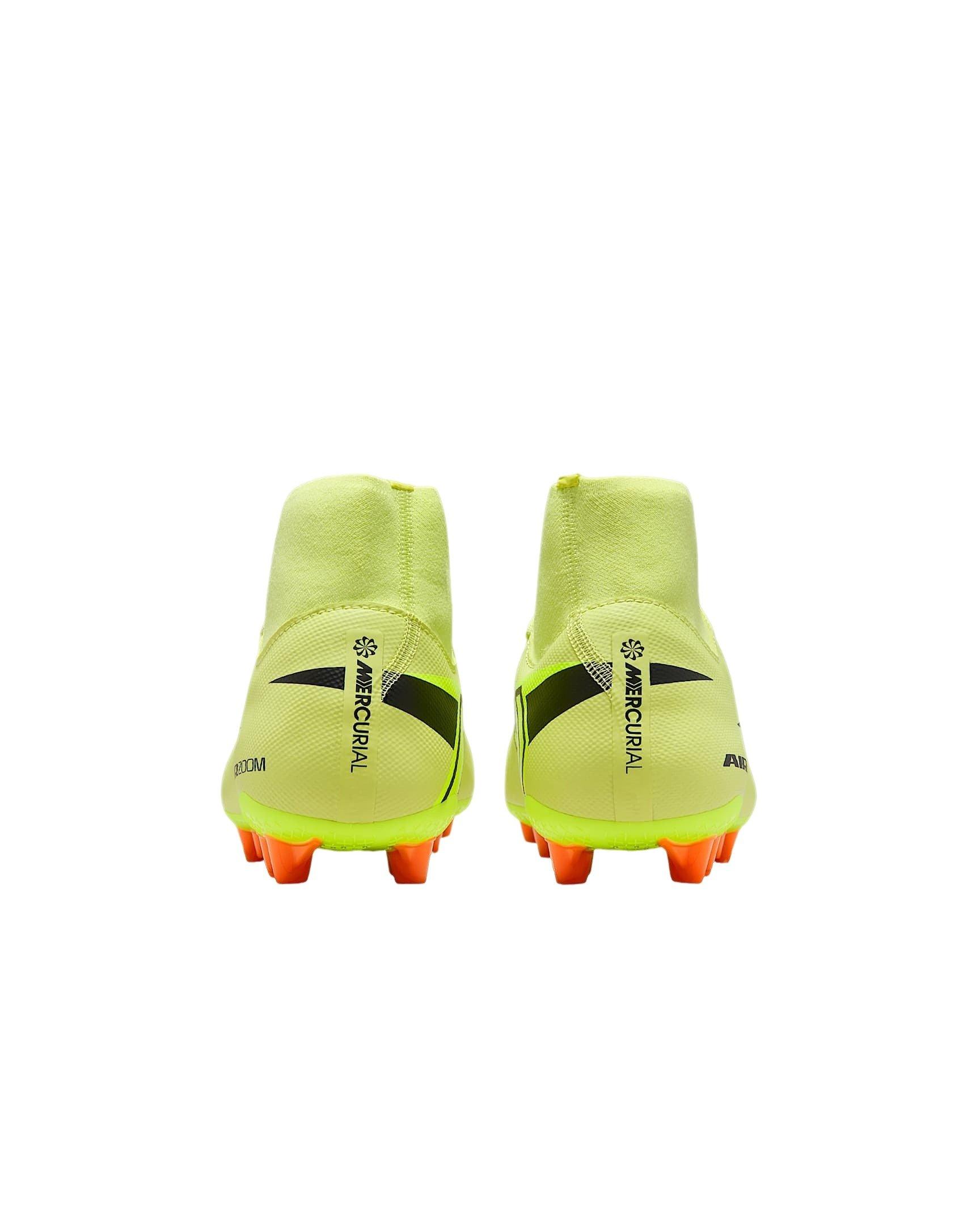 Nike Mercurial Superfly 10 Academy AG "Limelight/Hyper Crimson/Volt" Men's Soccer Cleat - LIMELIGHT/CRIMSON/VOLT Thumbnail View 5