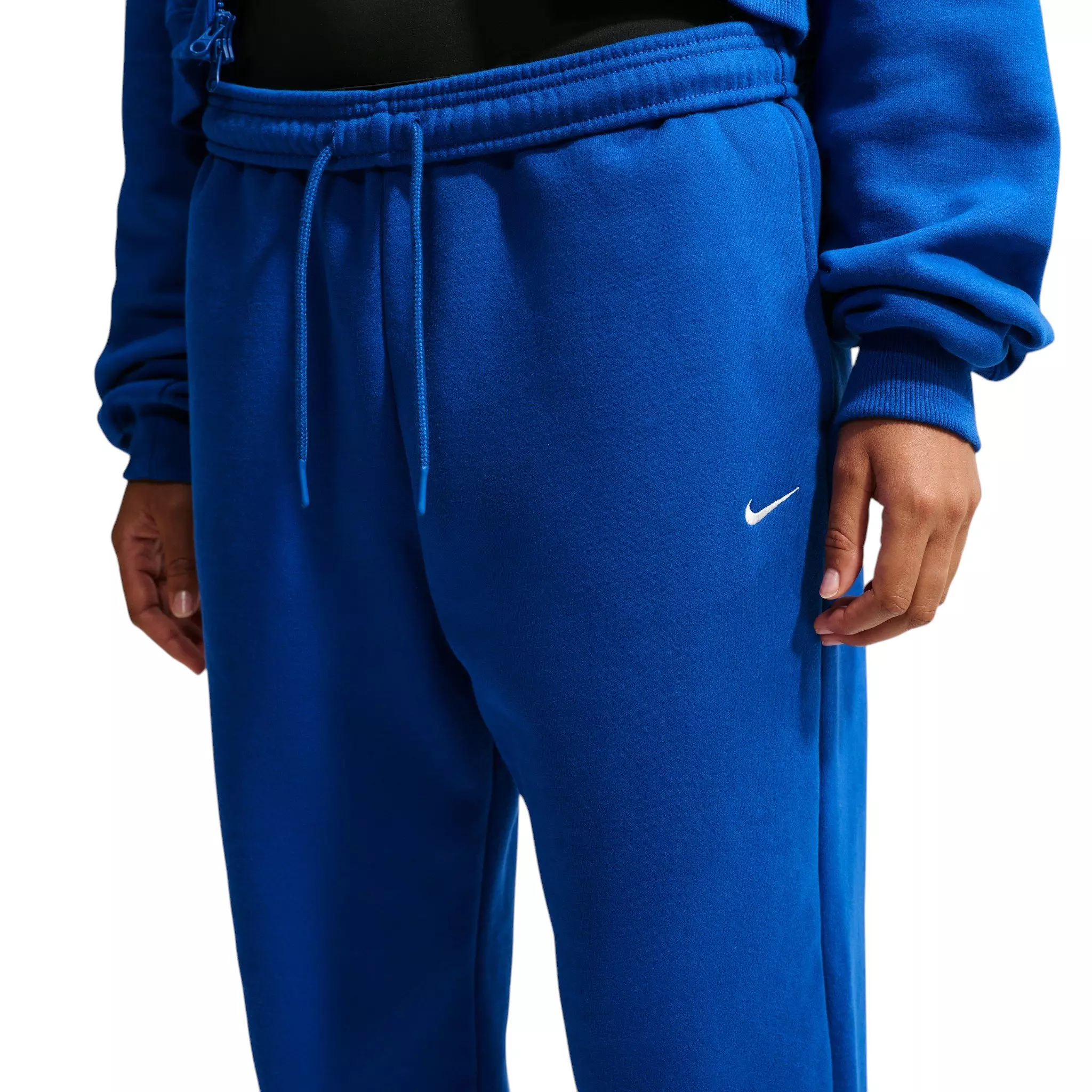 Nike Women's Studio Fleece Medium Weight HR Oversized Cuffed Trousers - Royal - ROYAL