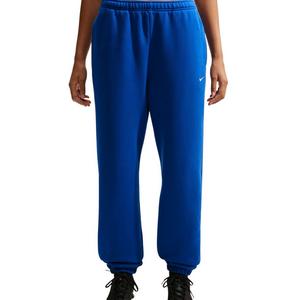 Nike Women's Studio Fleece Medium Weight HR Oversized Cuffed Trousers - Royal - ROYAL