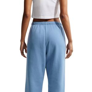 Nike Women's Studio Fleece Medium Weight HR Oversized Cuffed Trousers - Blue