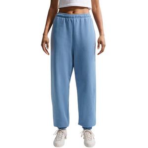 Nike Women's Studio Fleece Medium Weight HR Oversized Cuffed Trousers - Blue