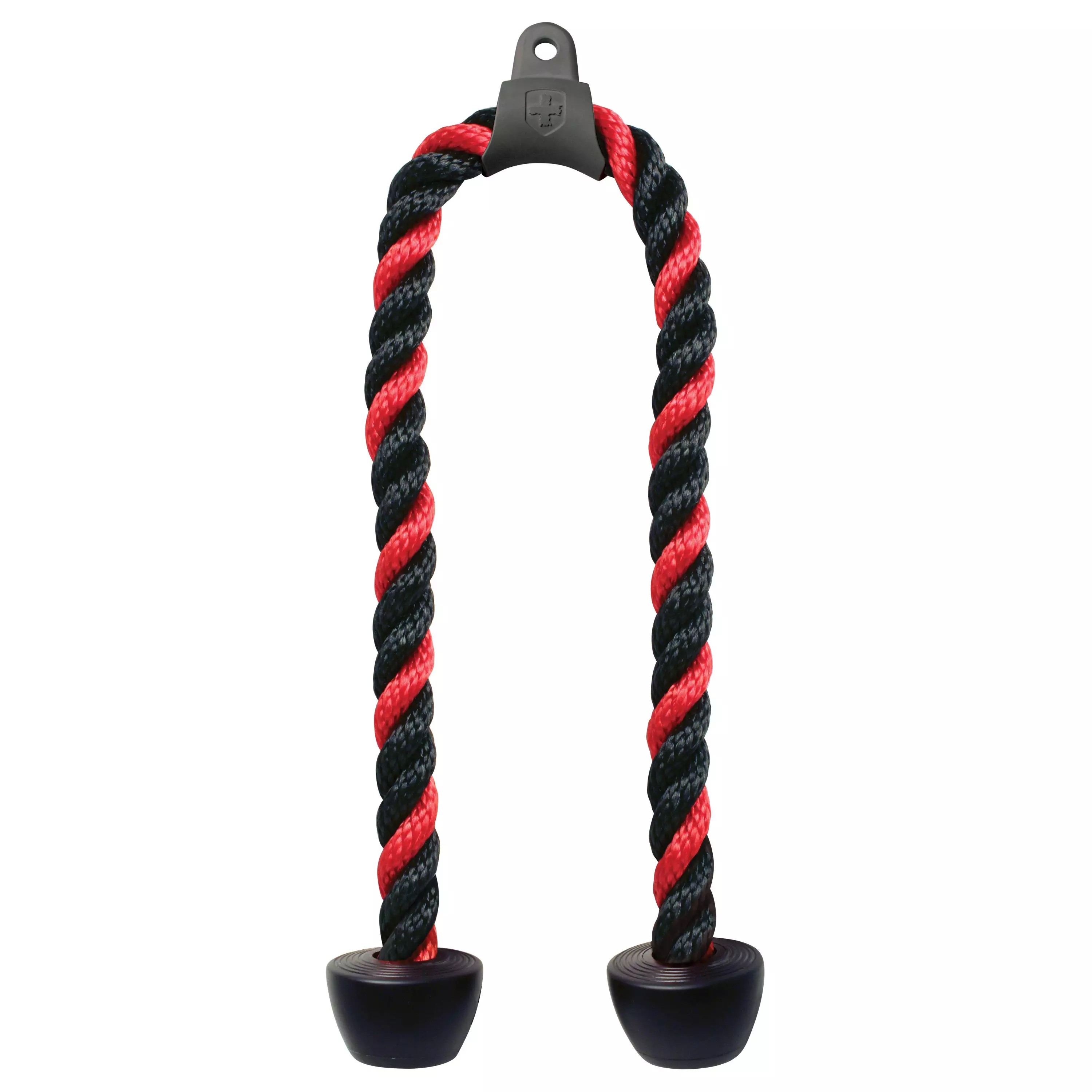 Harbinger 36" Tricep Rope-Black/Red - BLACK/RED