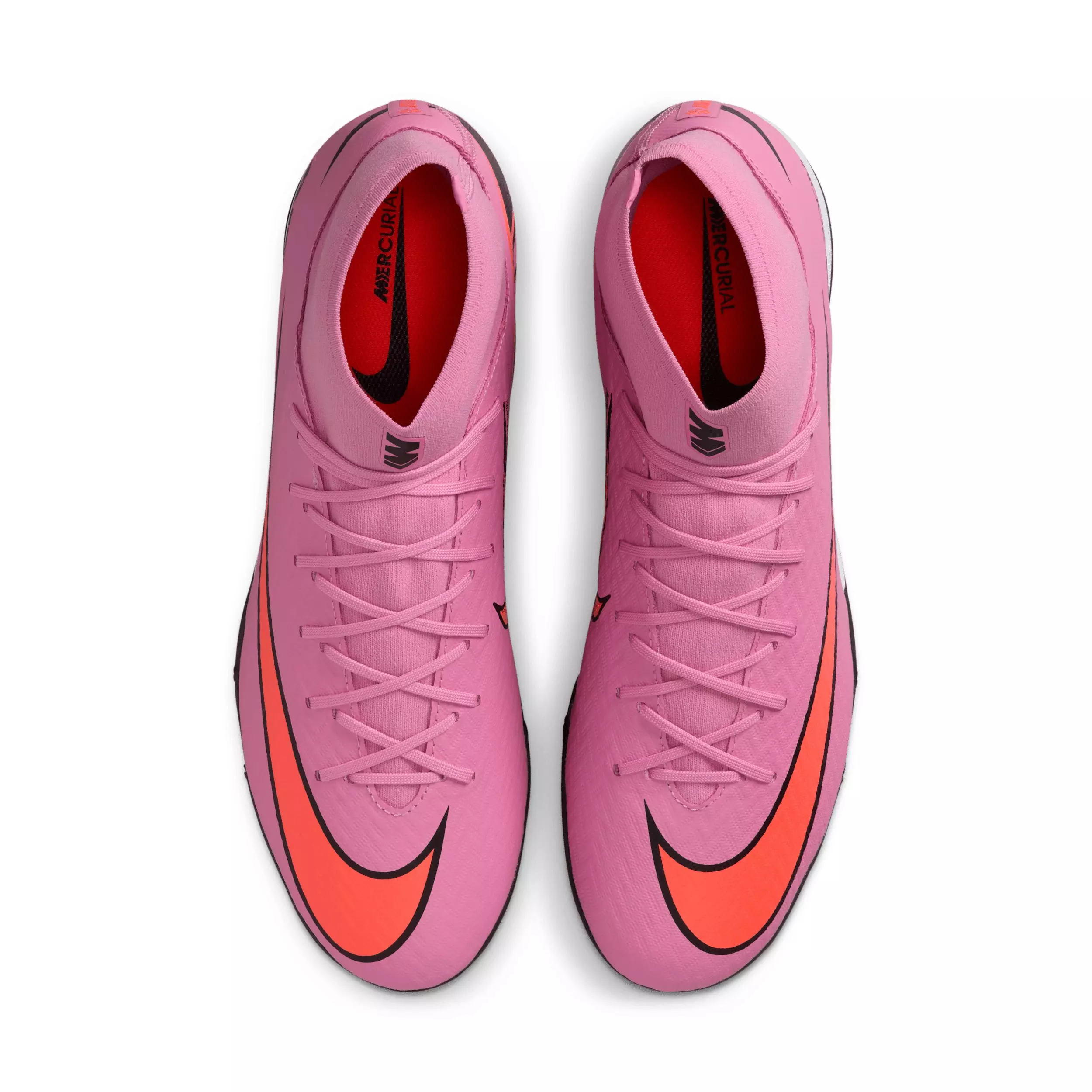 Nike Mercurial Superfly 10 Academy Turf "Magic Flamingo/Total Crimson/Black" Men's Soccer Shoe - FLAMINGO/CRIMSON/BLACK