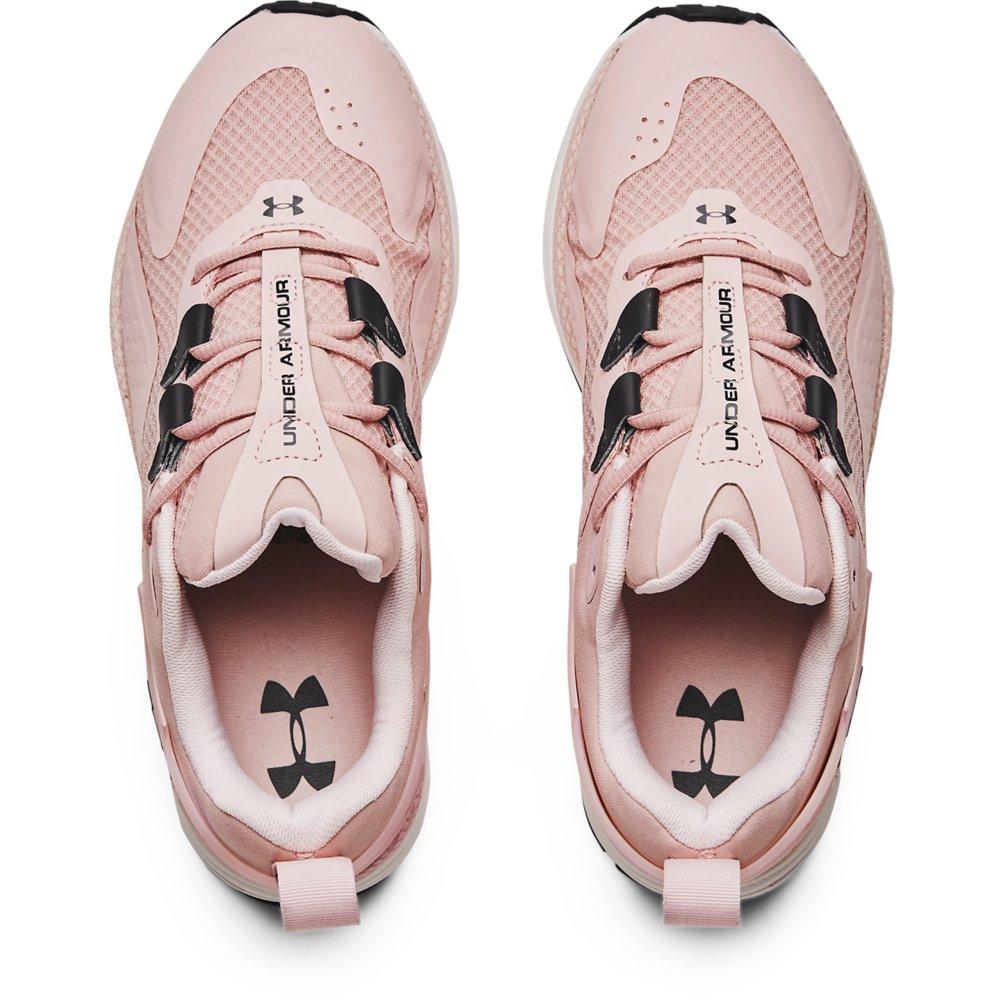 Under Armour HOVR Flux MVMNT "Pink/Grey" Women's Shoe - PINK/GREY Thumbnail View 4