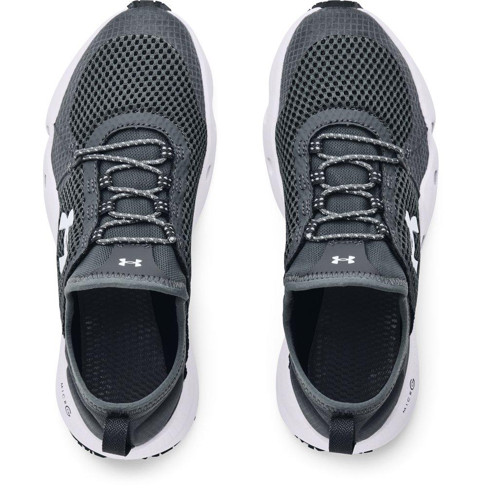 Under Armour Micro G&reg; Kilchis "Pitch Grey/White" Women's Fishing Shoe - GREY/WHITE Thumbnail View 4