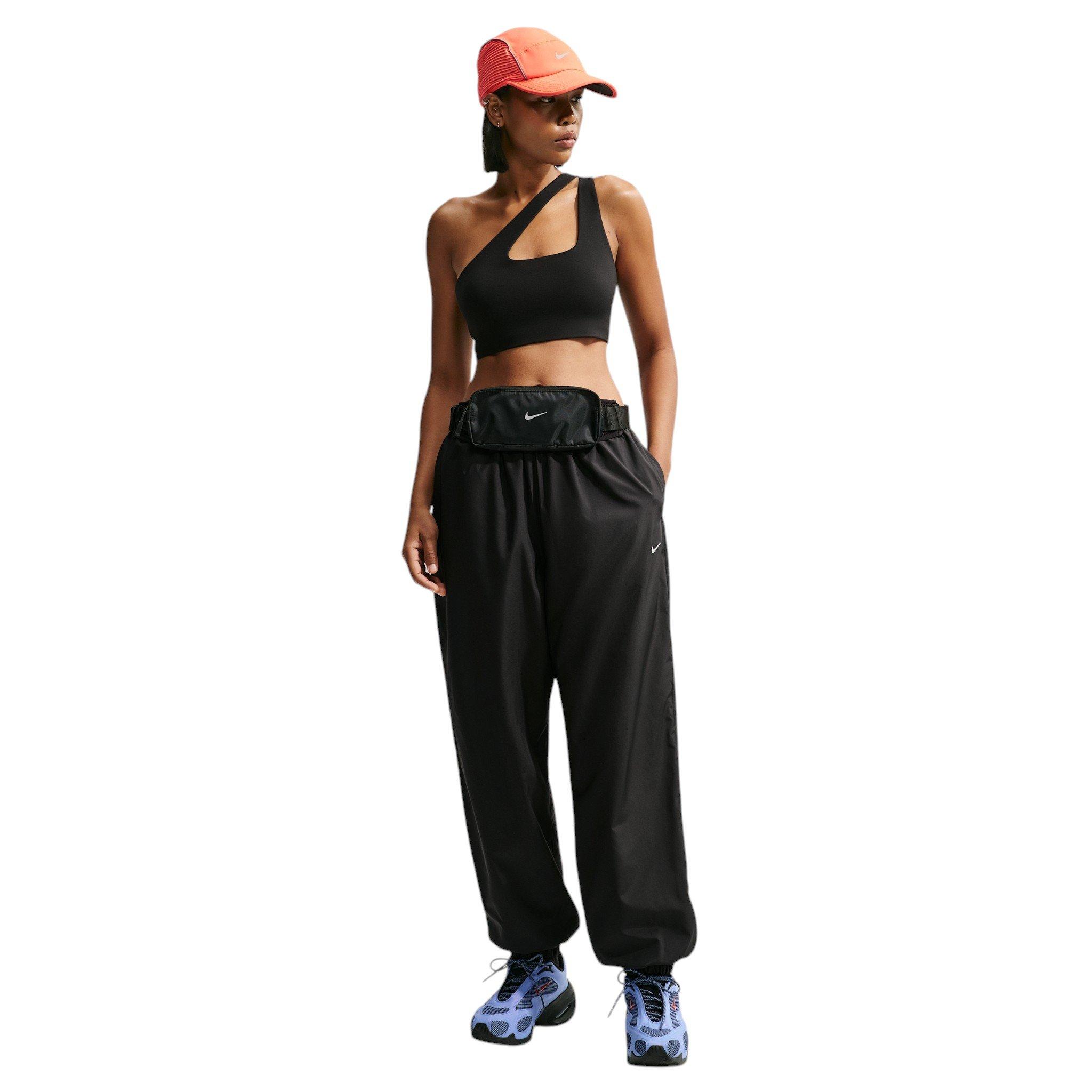 Nike Women's Sportswear Loose Mid-Rise UV Joggers - Black - BLACK Thumbnail View 4