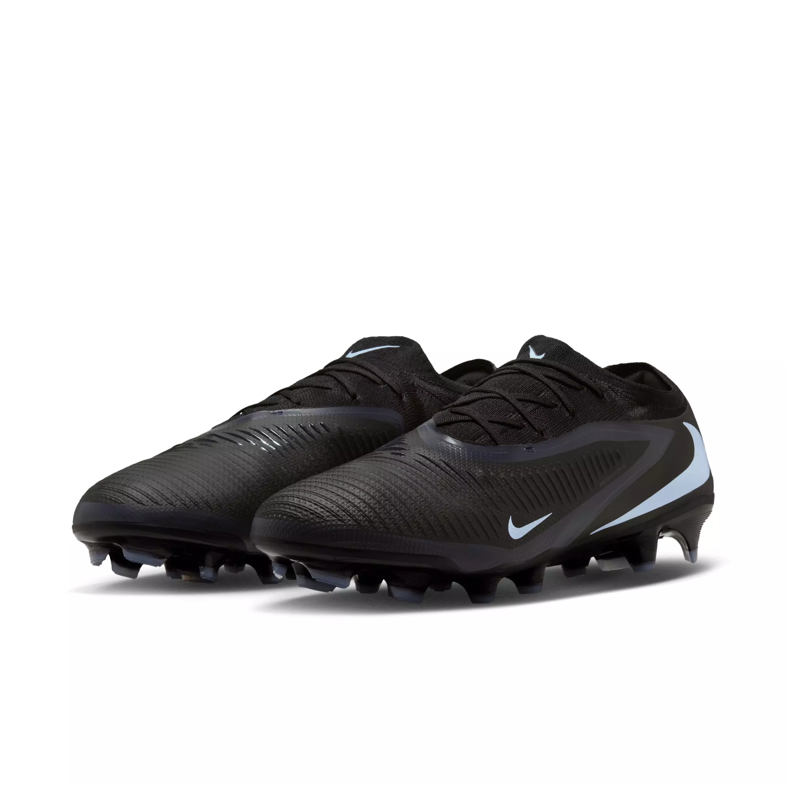 Nike Phantom 6 Low Pro FG "Black/Black" Men's Soccer Cleat - BLACK/BLACK