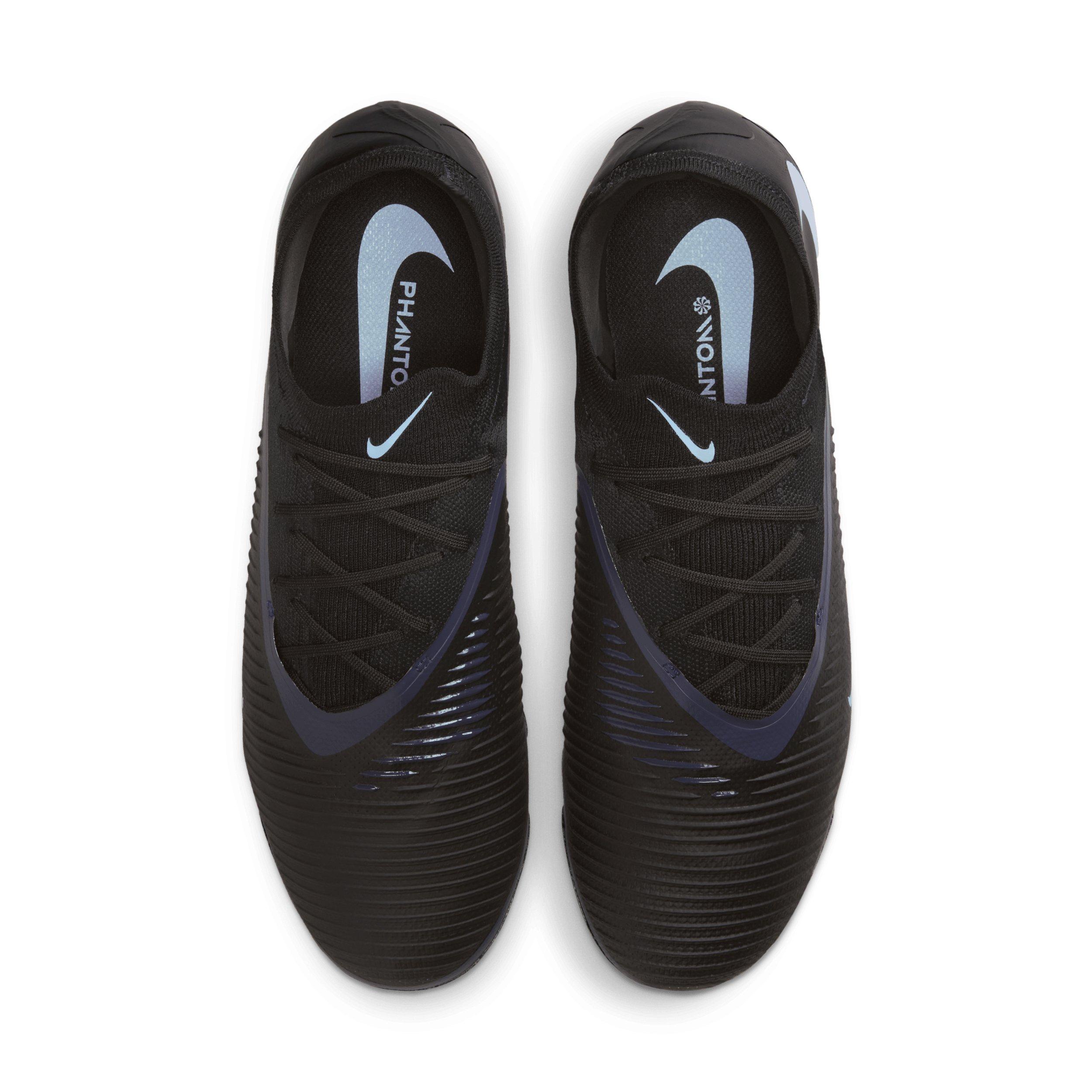 Nike Phantom 6 Low Pro FG "Black/Black" Men's Soccer Cleat - BLACK/BLACK Thumbnail View 4