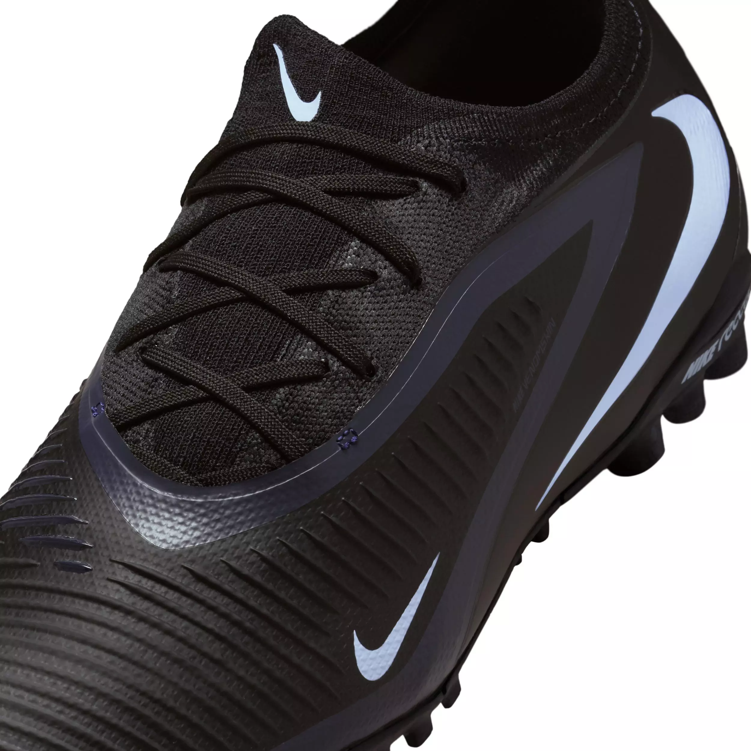 Nike Phantom 6 Low Pro FG "Black/Black" Men's Soccer Cleat - BLACK/BLACK