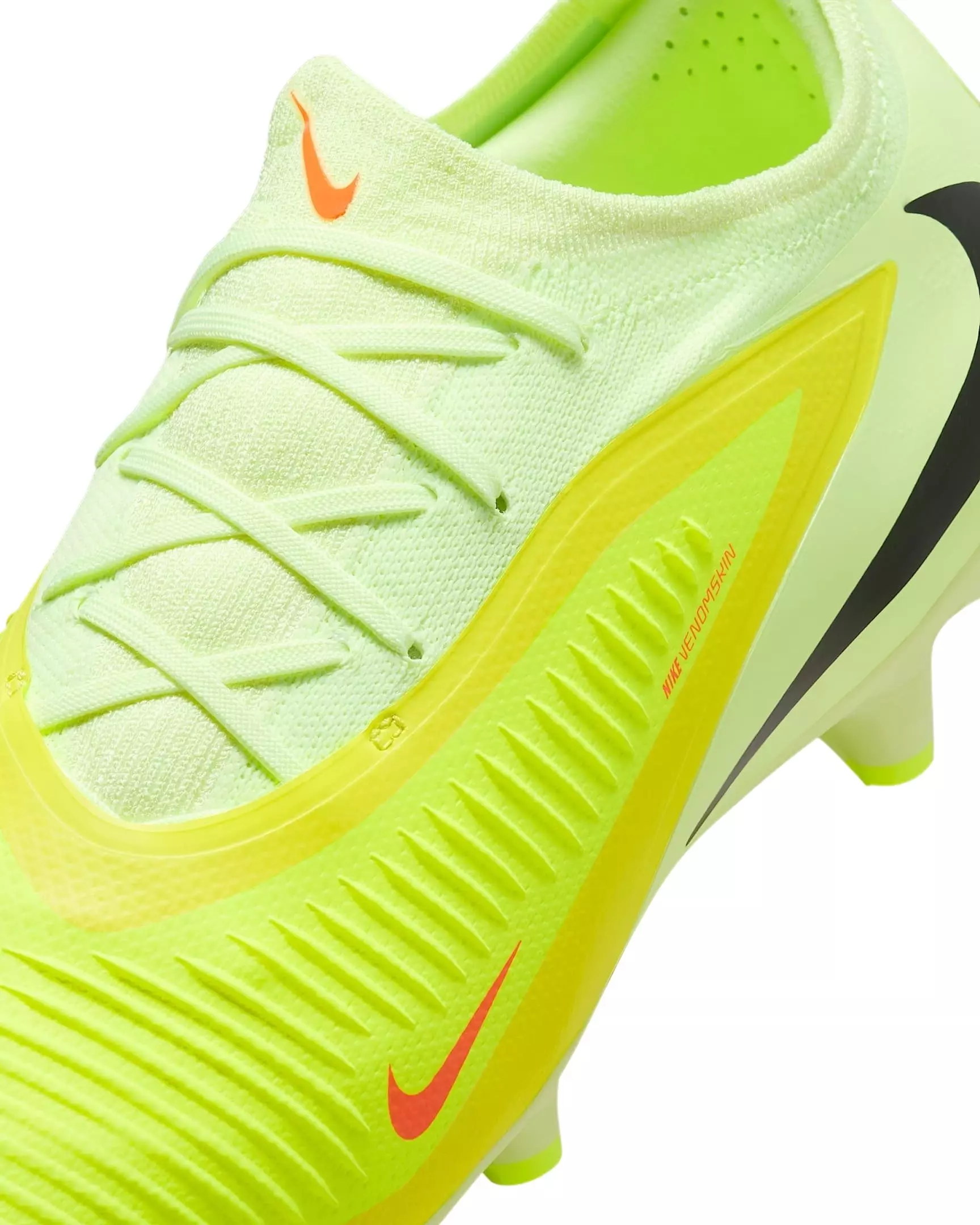 Nike Phantom 6 Low Pro FG "Hyper Crimson/Limelight/Black" Men's Soccer Cleat - CRIMSON/LIMELIGHT/BLACK