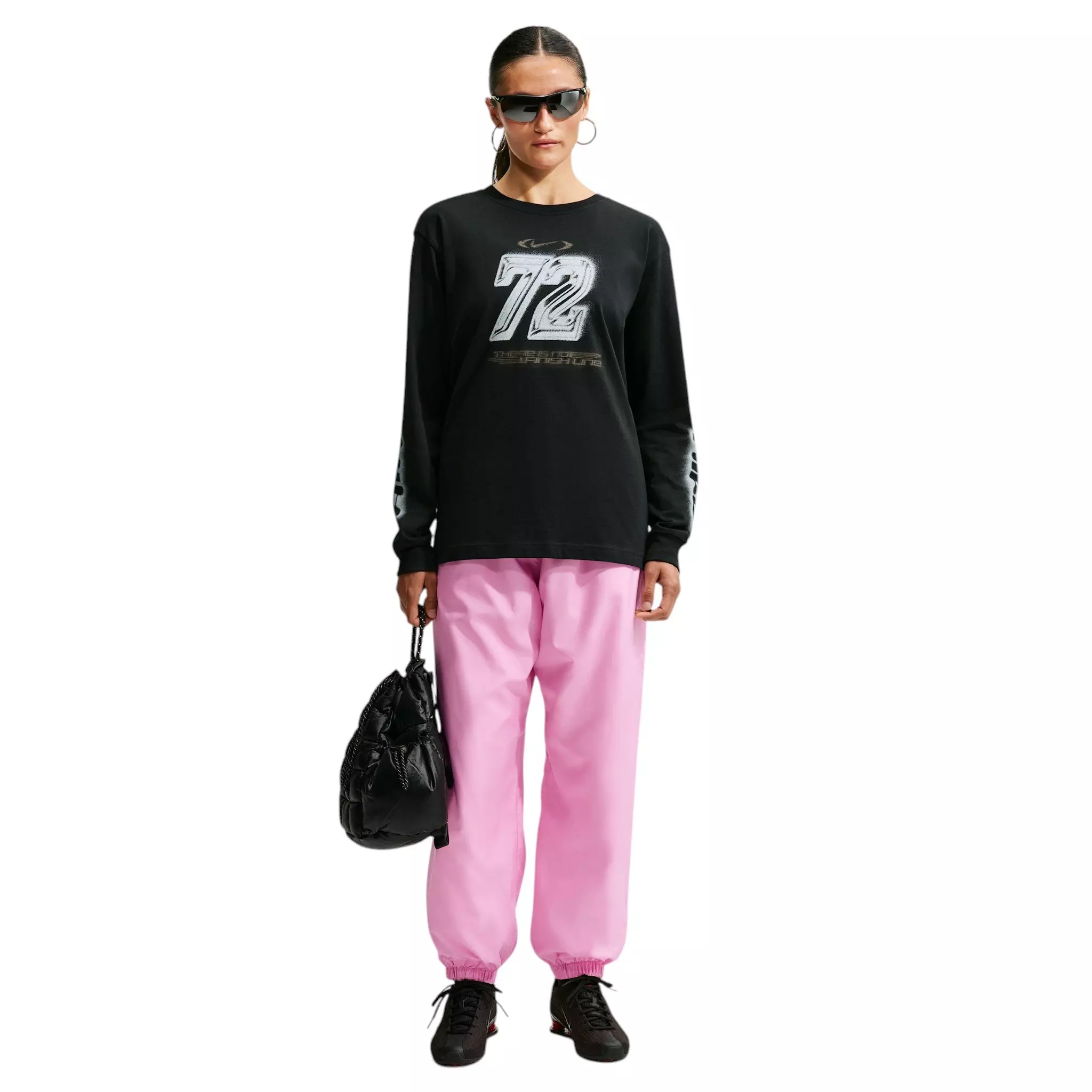 Nike Women's Sportswear Loose Mid-Rise UV Joggers - Pink - PINK