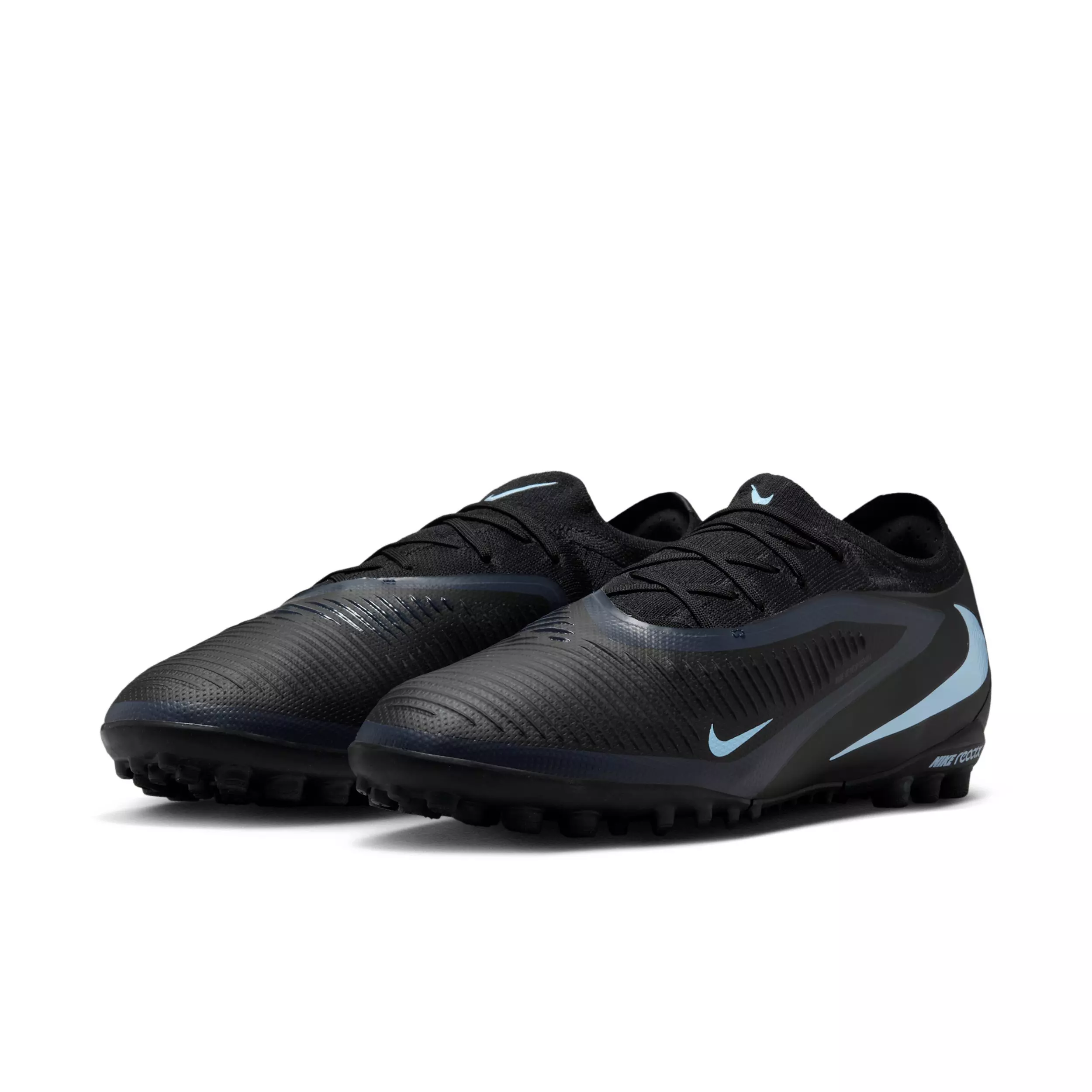 Nike Phantom 6 Low Pro Turf "Black/Black" Men's Soccer Shoe - BLACK/BLACK