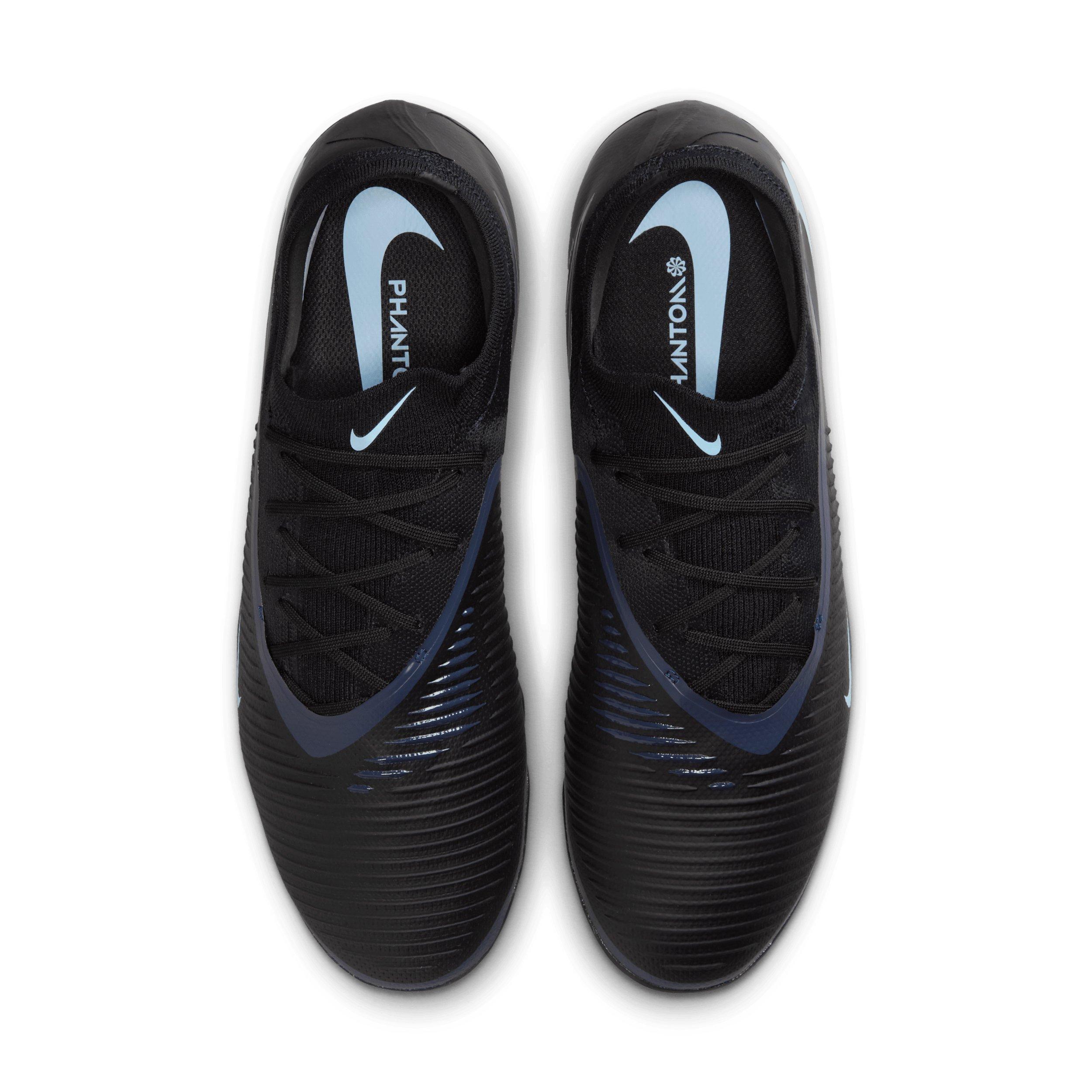 Nike Phantom 6 Low Pro Turf "Black/Black" Men's Soccer Shoe - BLACK/BLACK Thumbnail View 4