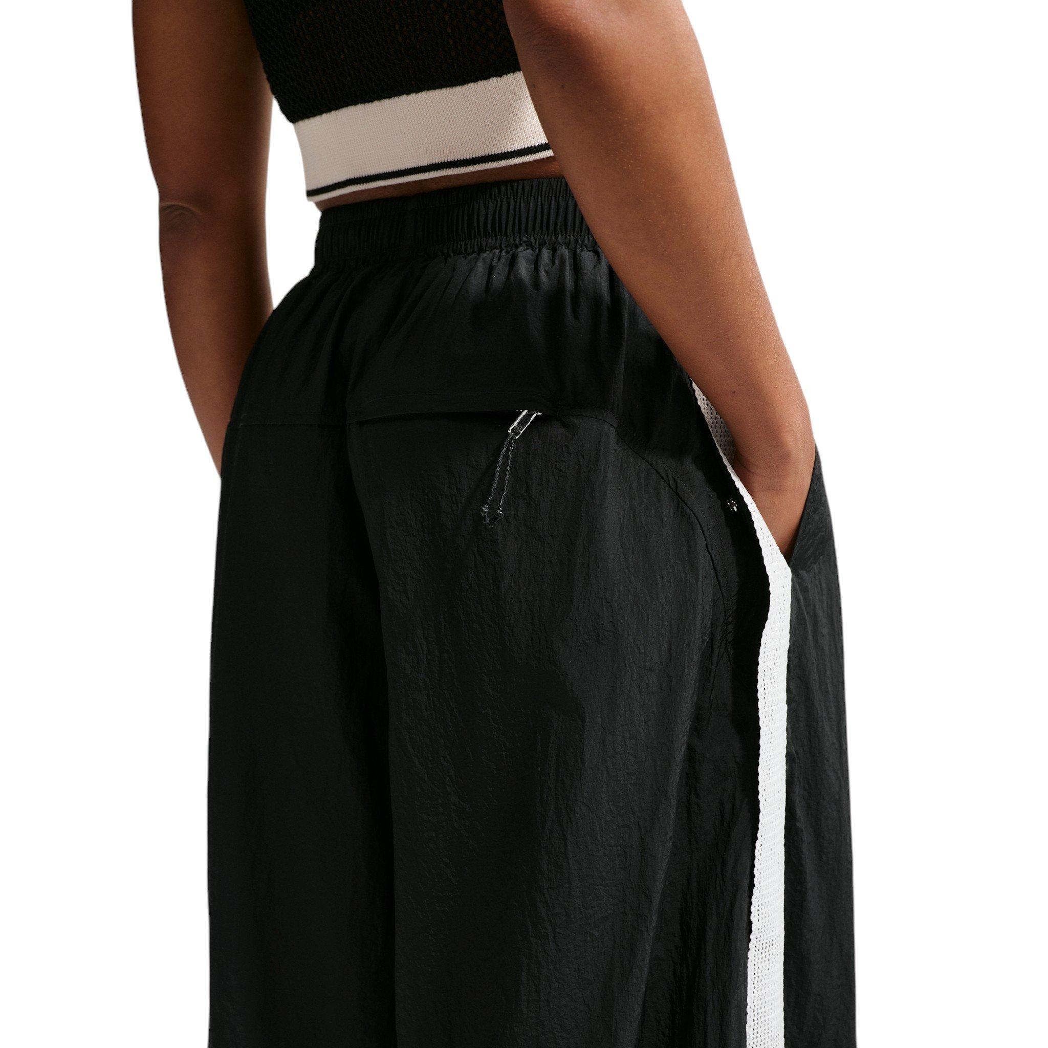 Nike Women's Sportswear Oversized High-Waisted Balloon Track Pants - Black - BLACK