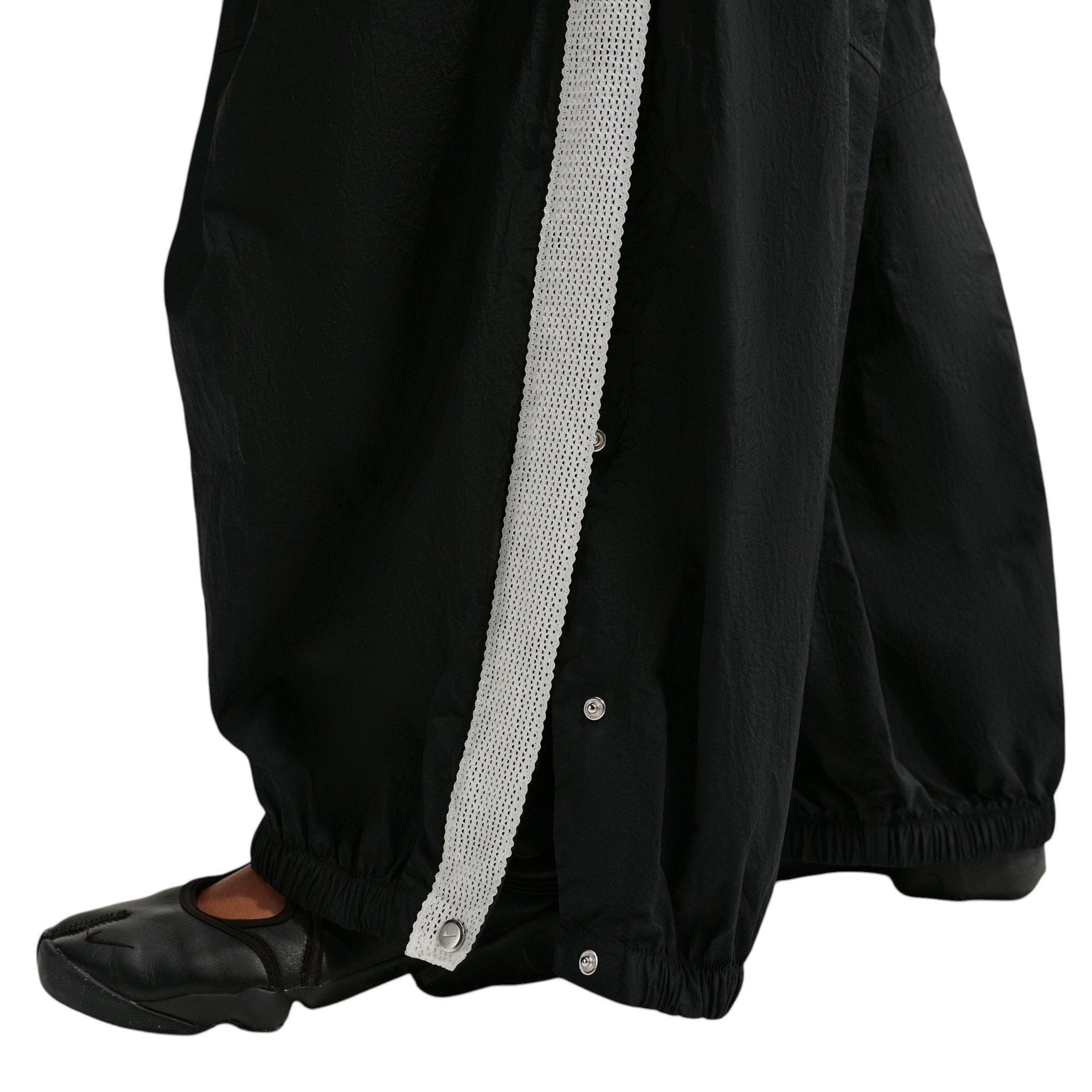 Nike Women's Sportswear Oversized High-Waisted Balloon Track Pants - Black - BLACK