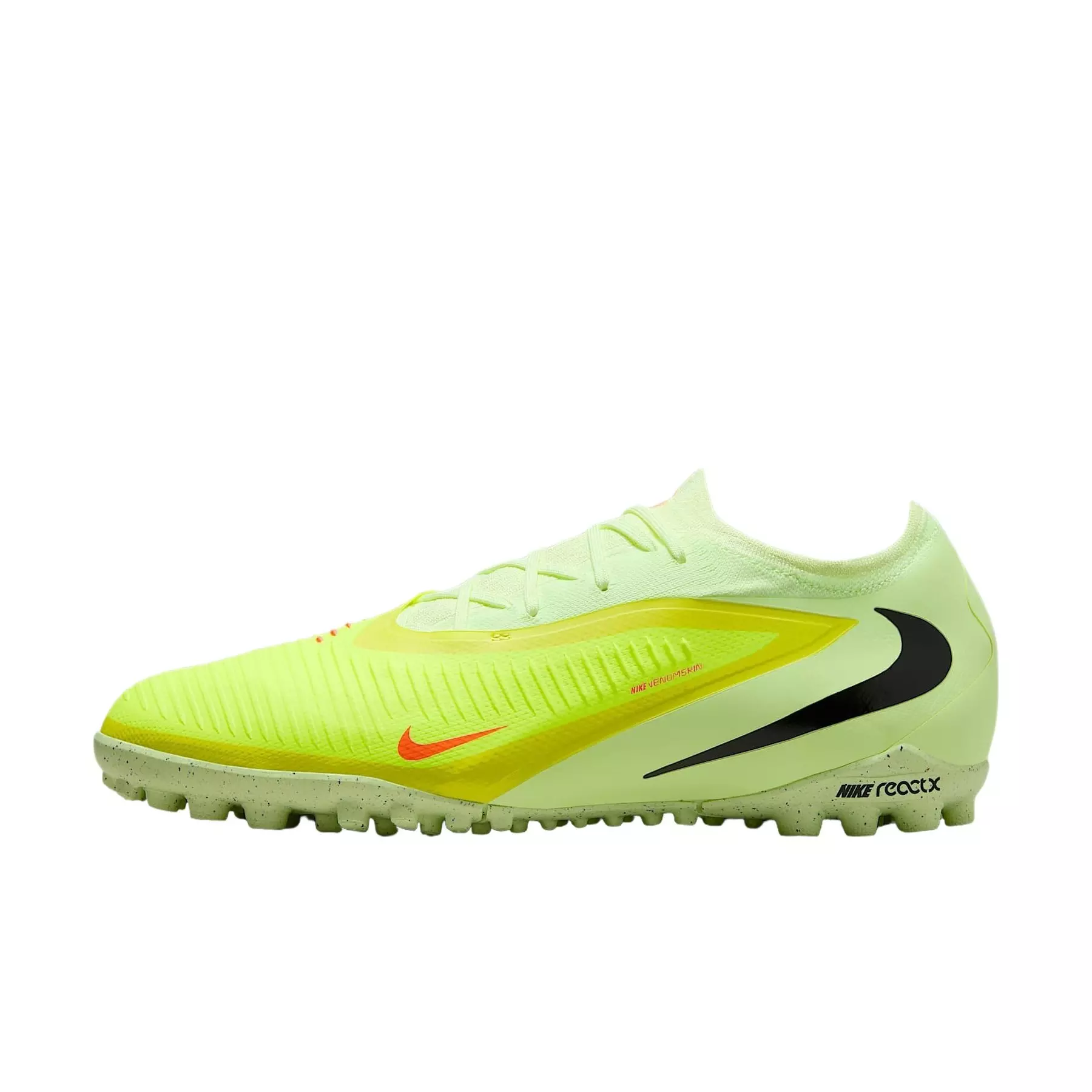 Nike Phantom 6 Low Pro Turf "Hyper Crimson/Limelight/Black" Men's Soccer Shoe - CRIMSON/LIMELIGHT/BLACK