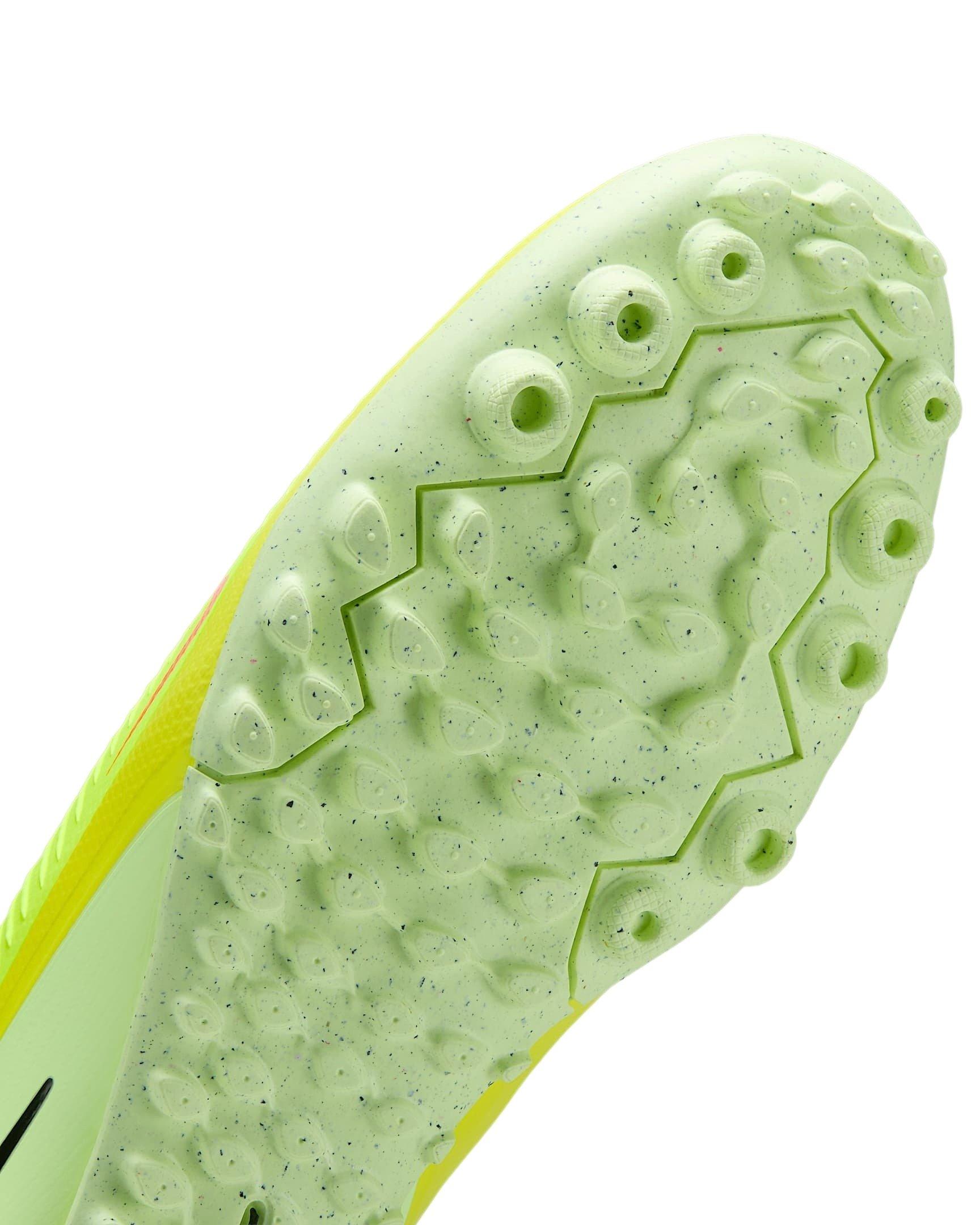 Nike Phantom 6 Low Pro Turf "Hyper Crimson/Limelight/Black" Men's Soccer Shoe - CRIMSON/LIMELIGHT/BLACK Thumbnail View 7