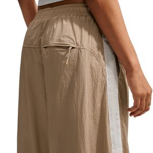 Nike Women's Sportswear Oversized High-Waisted Balloon Track Pants - Beige - BEIGE