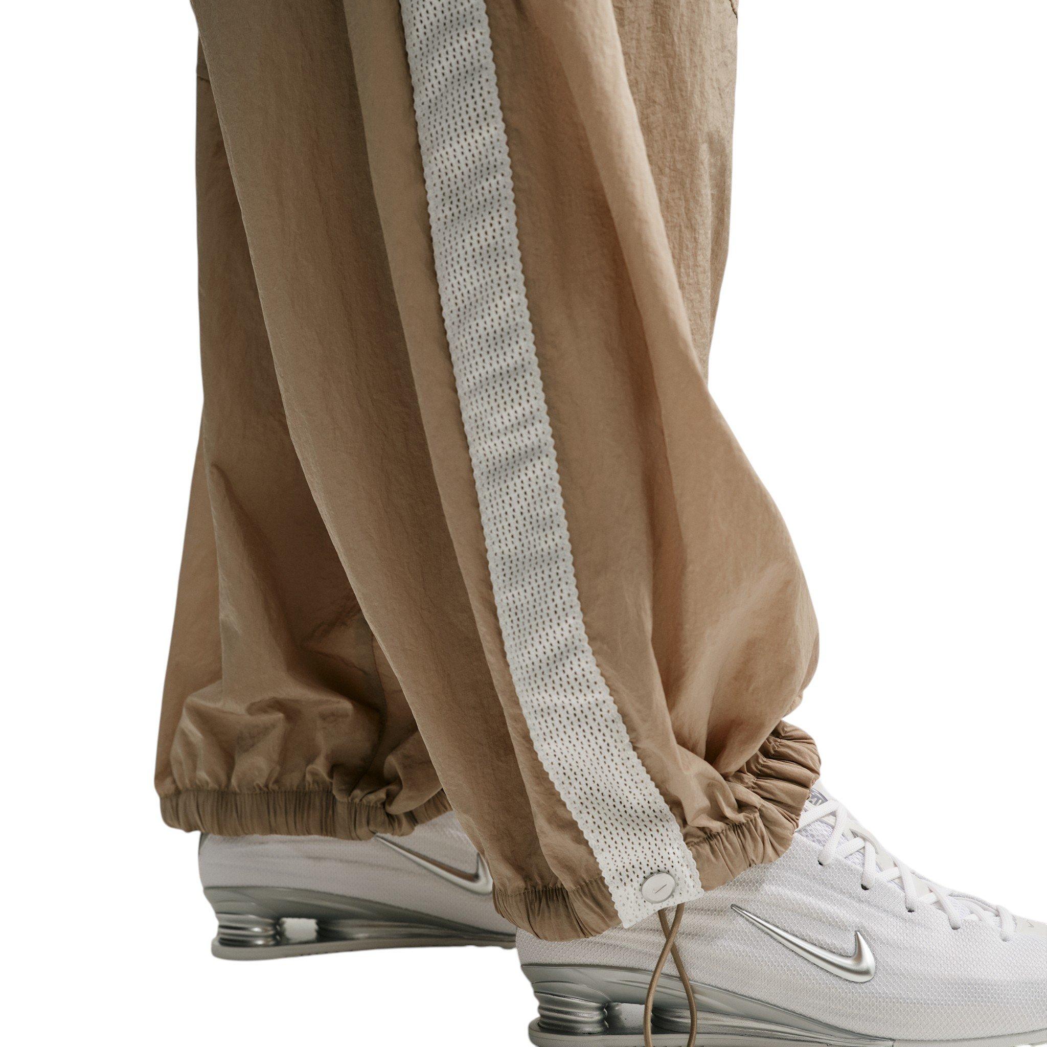 Nike Women's Sportswear Oversized High-Waisted Balloon Track Pants - Beige - BEIGE