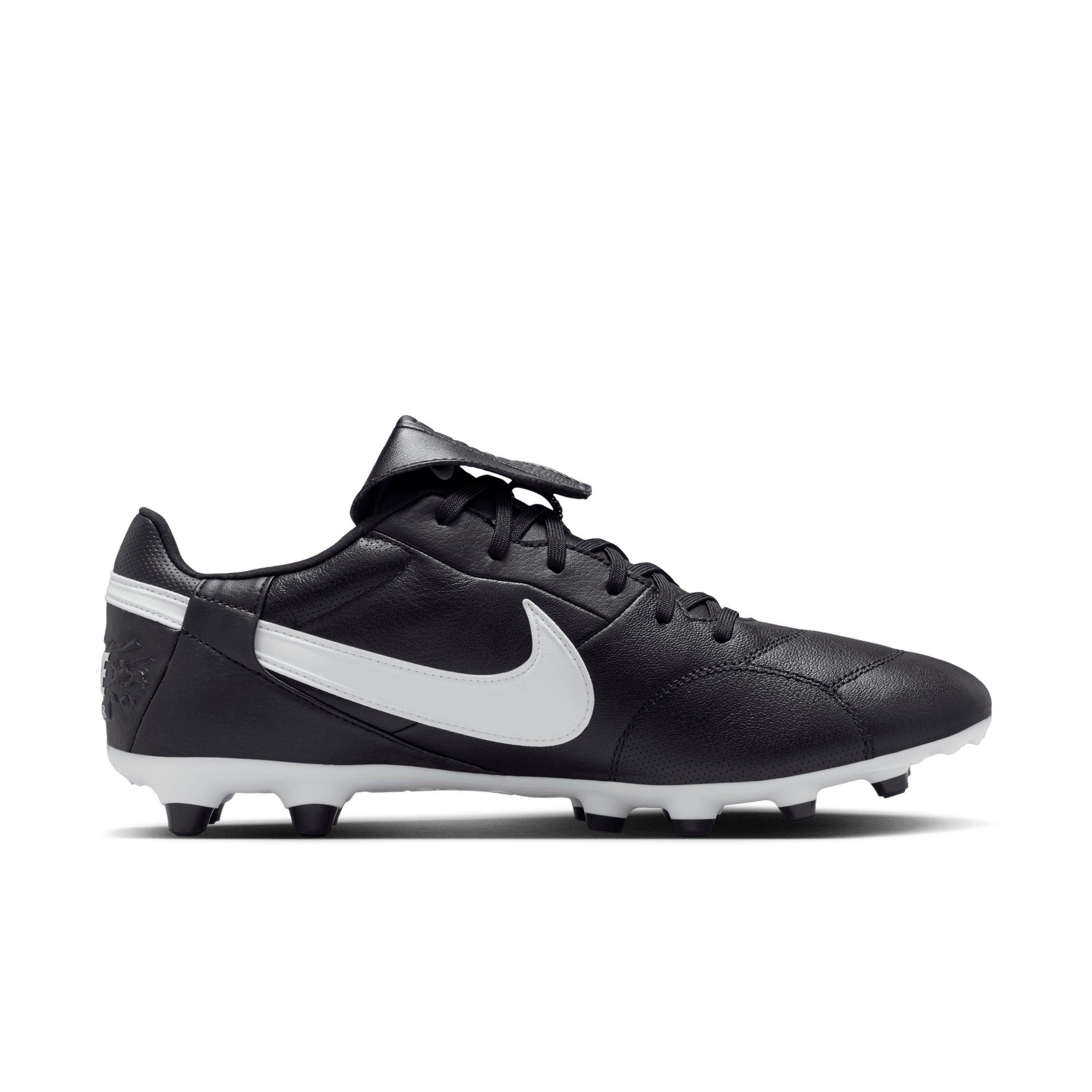 Nike Premier 3 FG "Black/White" Men's Soccer Cleat - BLACK/WHITE Thumbnail View 1