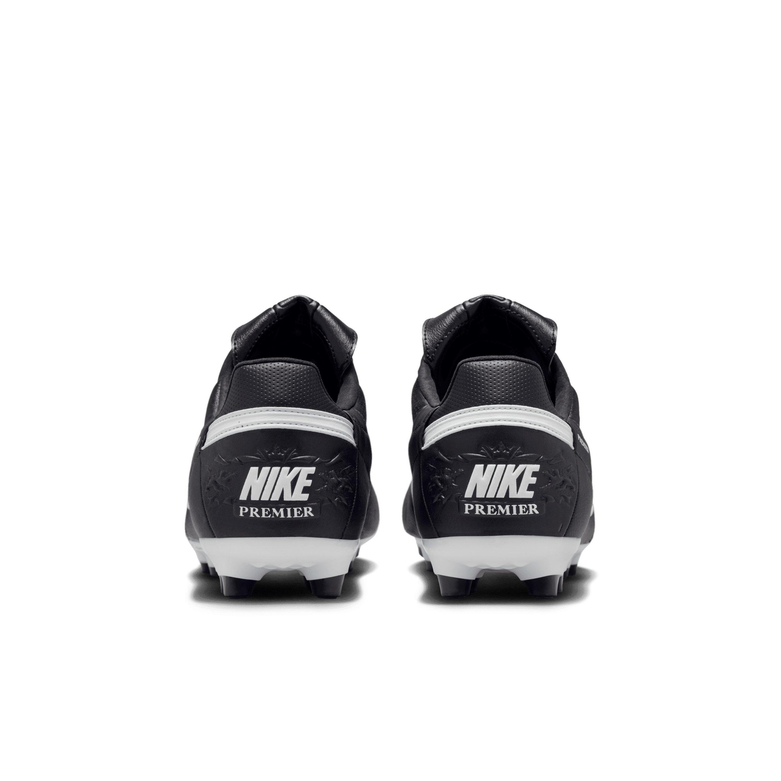 Nike Premier 3 FG "Black/White" Men's Soccer Cleat - BLACK/WHITE Thumbnail View 5