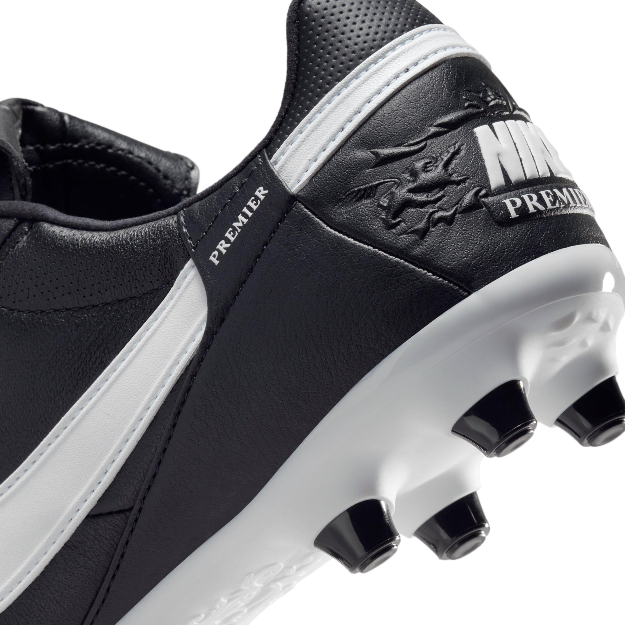 Nike Premier 3 FG "Black/White" Men's Soccer Cleat - BLACK/WHITE Thumbnail View 8