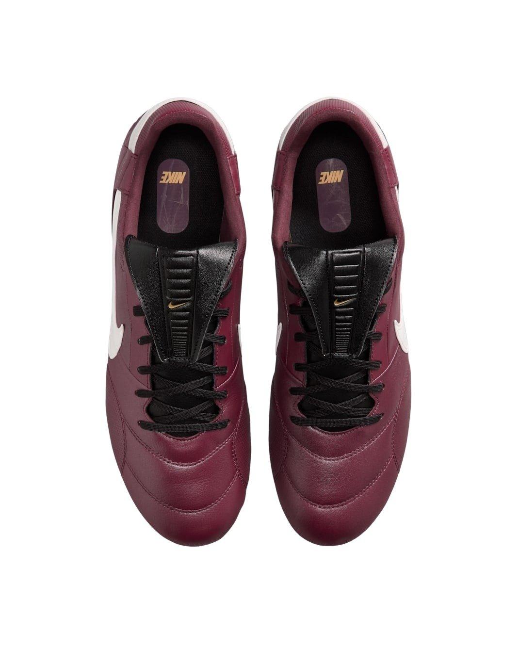 Nike Premier 3 FG Low-Top "Merlot/Black/Sail" Men's Soccer Cleat - MERLOT/BLACK/SAIL Thumbnail View 3