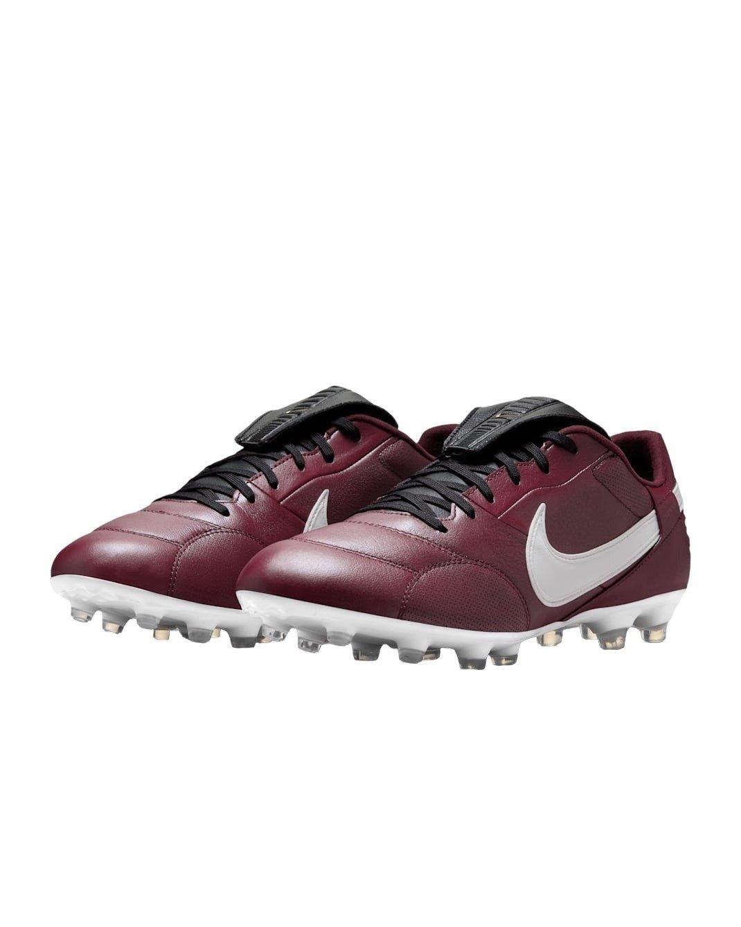 Nike Premier 3 FG Low-Top "Merlot/Black/Sail" Men's Soccer Cleat - MERLOT/BLACK/SAIL Thumbnail View 4