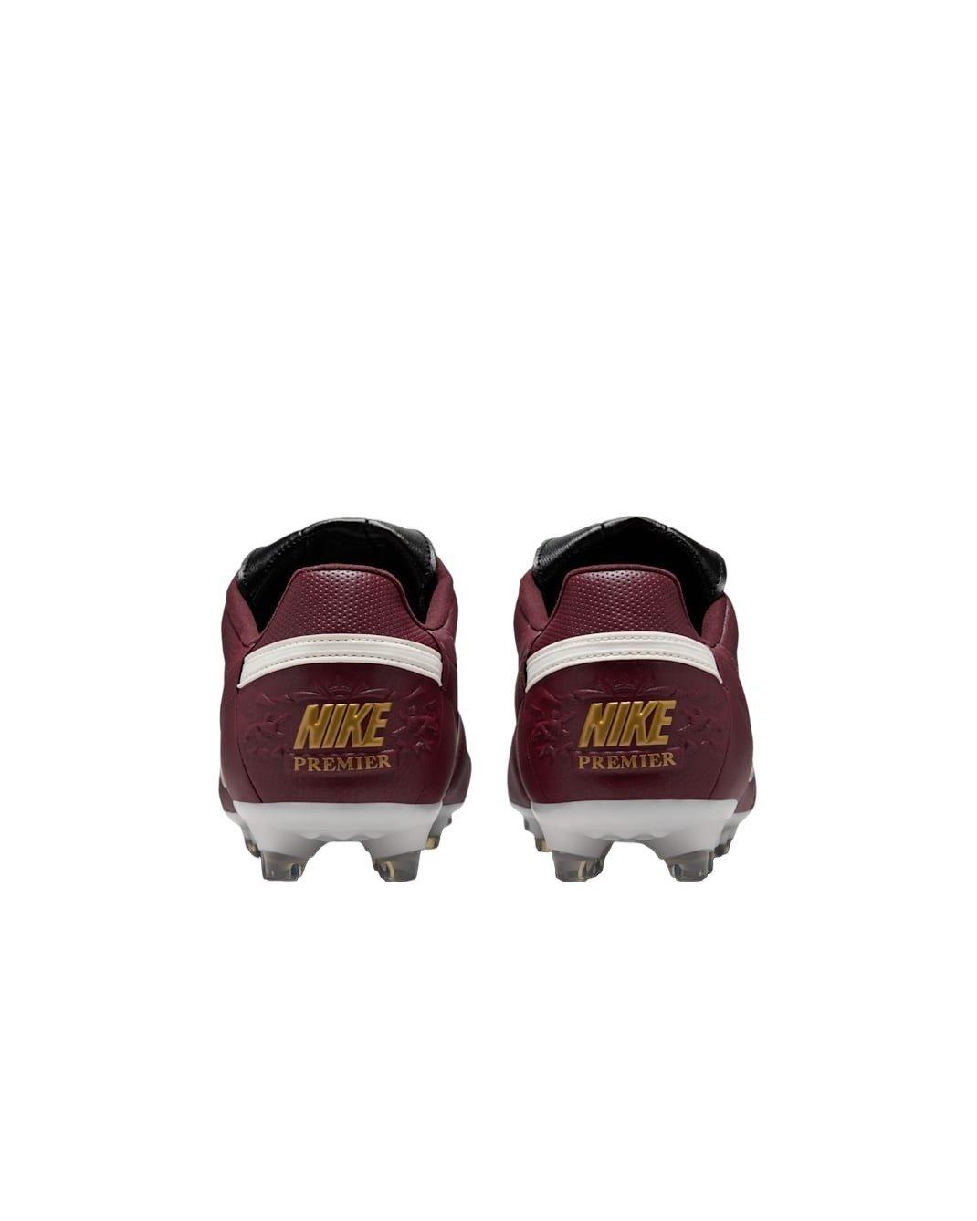 Nike Premier 3 FG Low-Top "Merlot/Black/Sail" Men's Soccer Cleat - MERLOT/BLACK/SAIL Thumbnail View 5