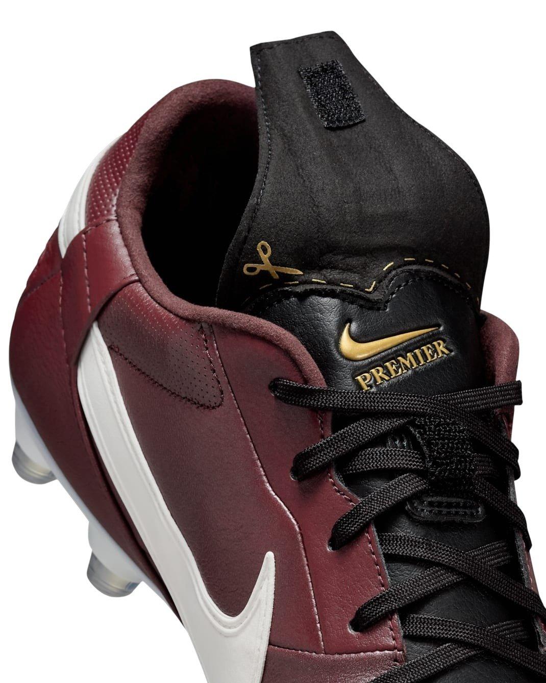 Nike Premier 3 FG Low-Top "Merlot/Black/Sail" Men's Soccer Cleat - MERLOT/BLACK/SAIL Thumbnail View 7