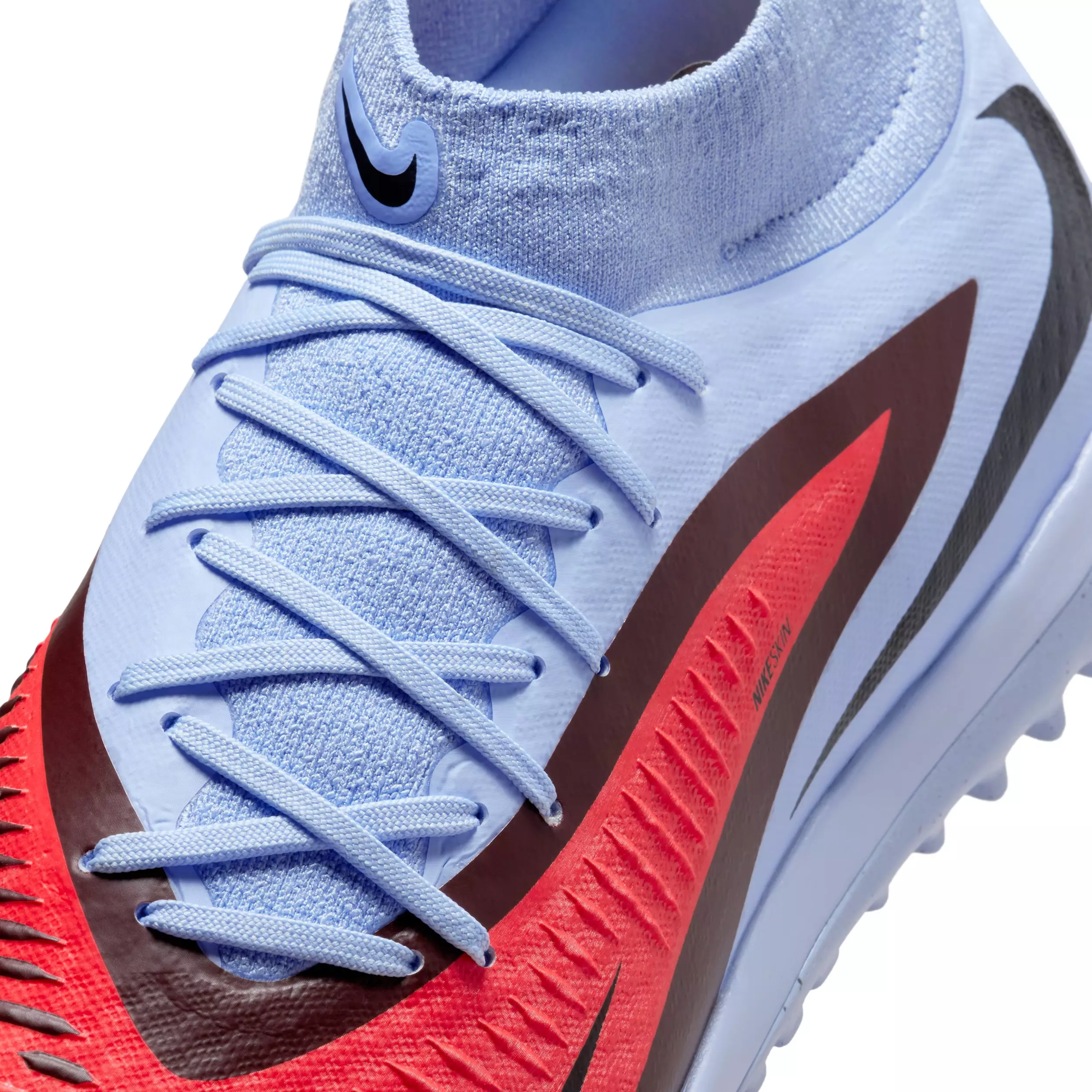 Nike Phantom 6 High Academy Turf "Royal Tint/Bright Crimson" Men's Soccer Shoe - ROYAL/CRIMSON