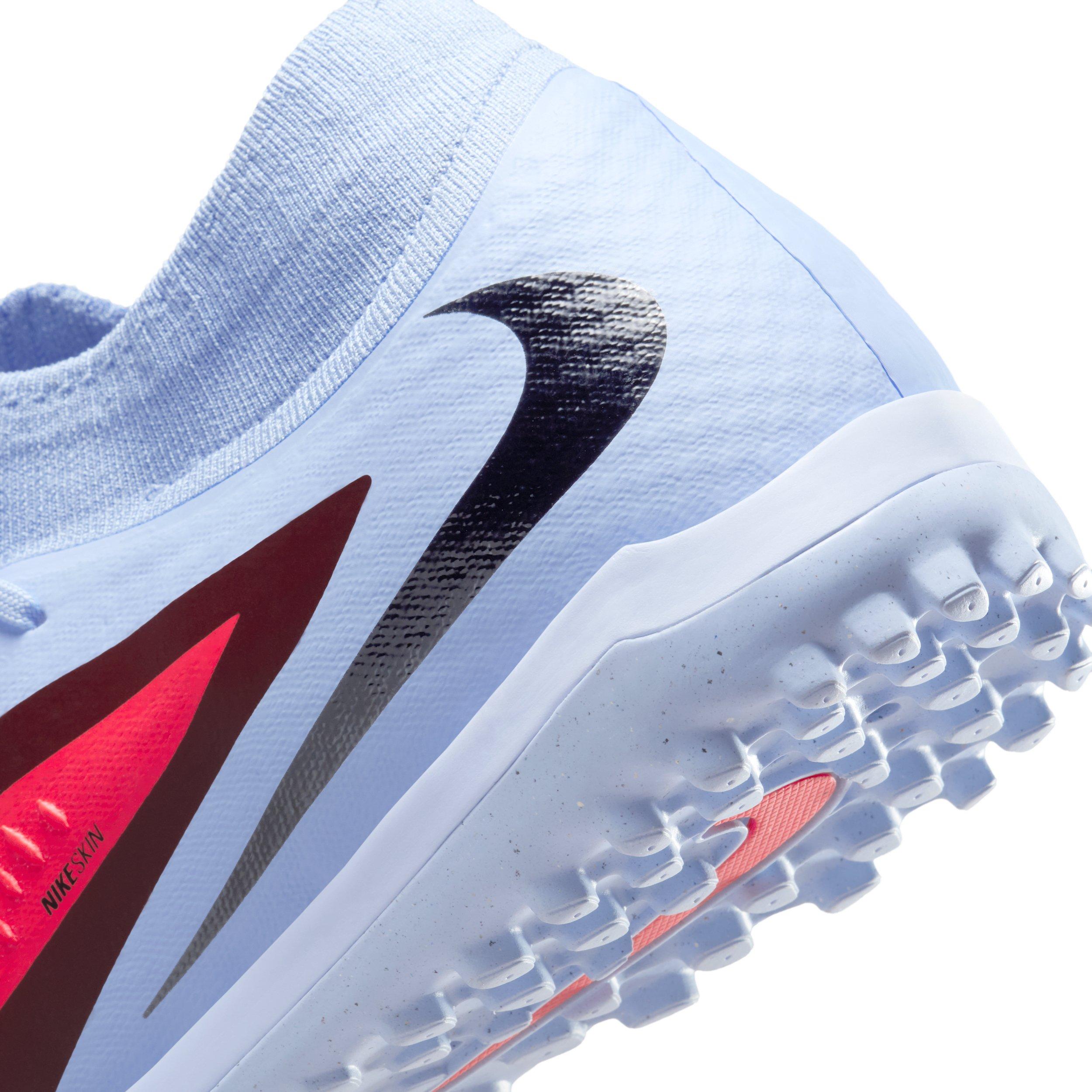 Nike Phantom 6 High Academy Turf "Royal Tint/Bright Crimson" Men's Soccer Shoe - ROYAL/CRIMSON Thumbnail View 8